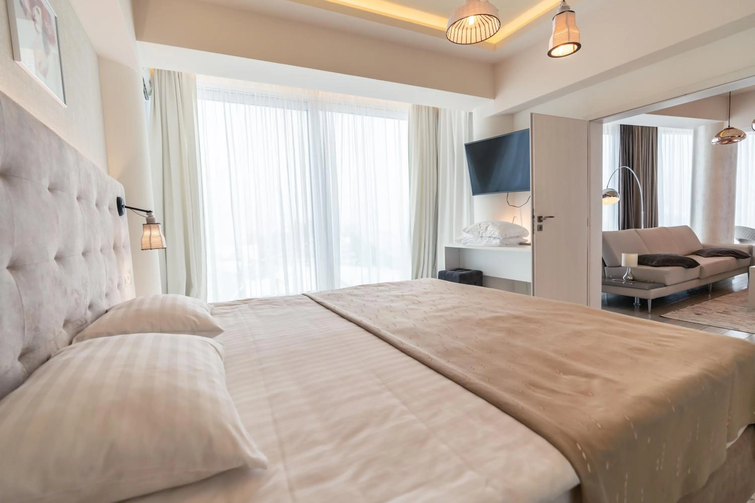 Bed in Grand Hotel Belvedere