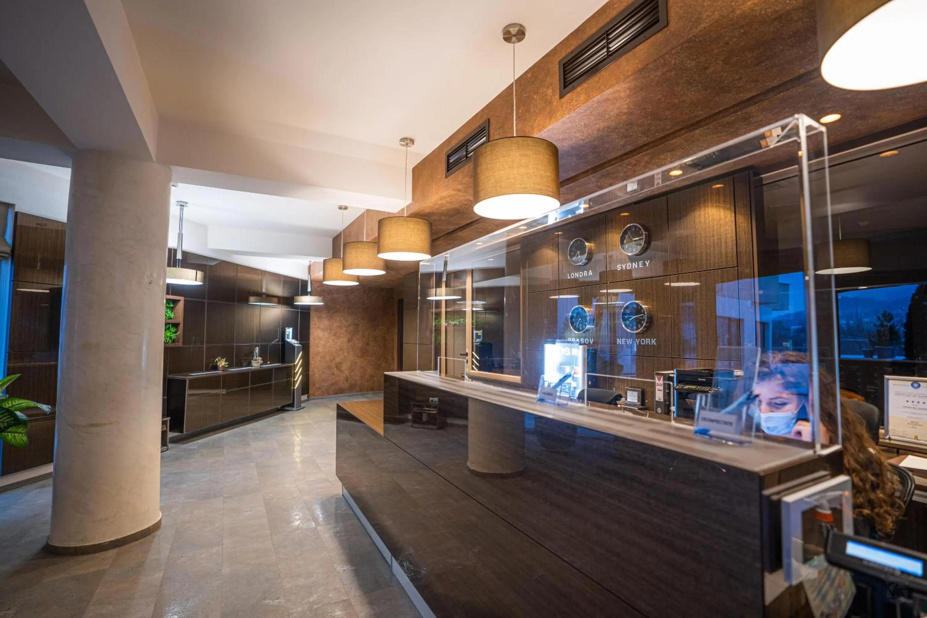 Lobby or reception in Grand Hotel Belvedere