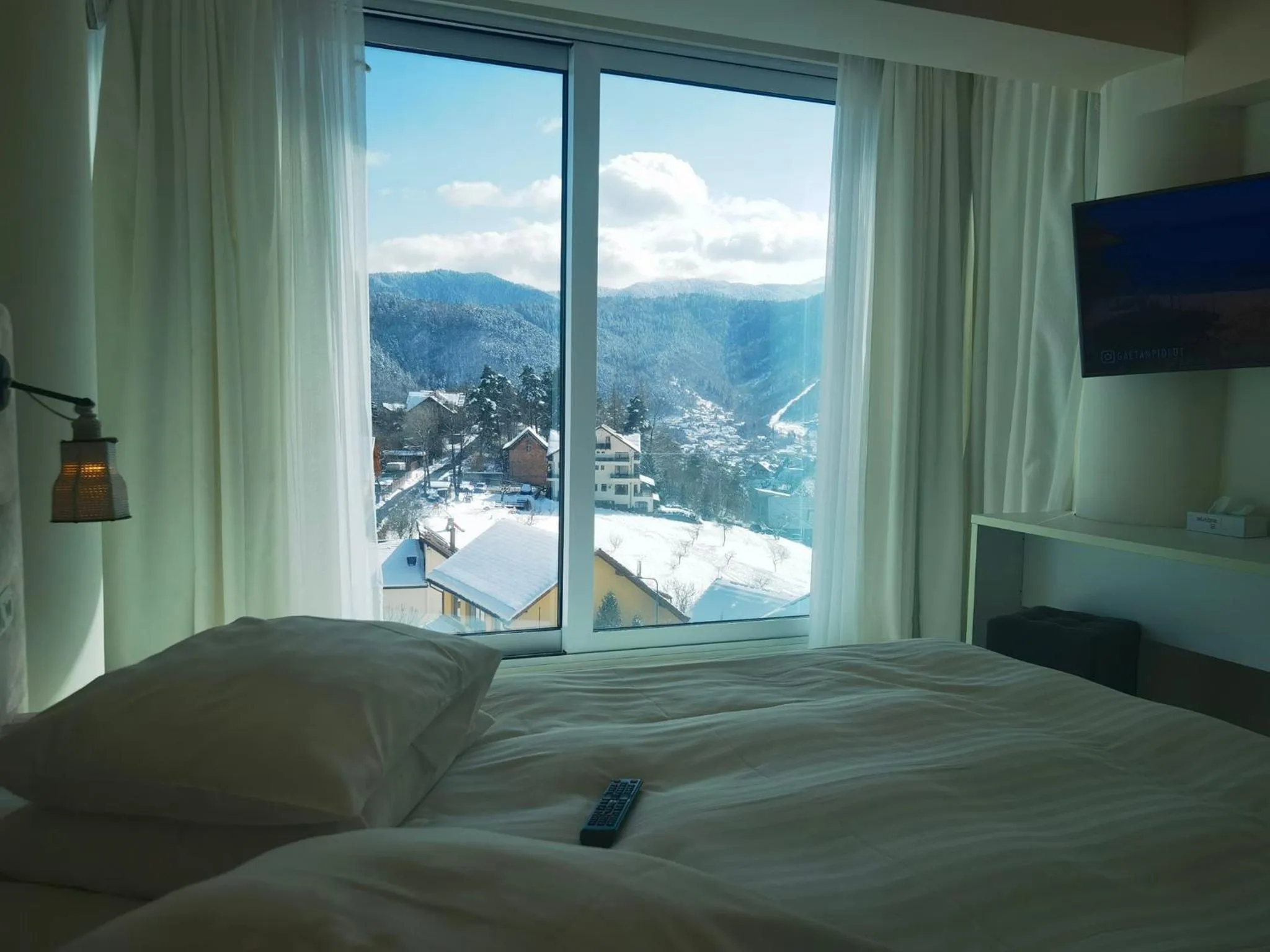 Bed in Grand Hotel Belvedere