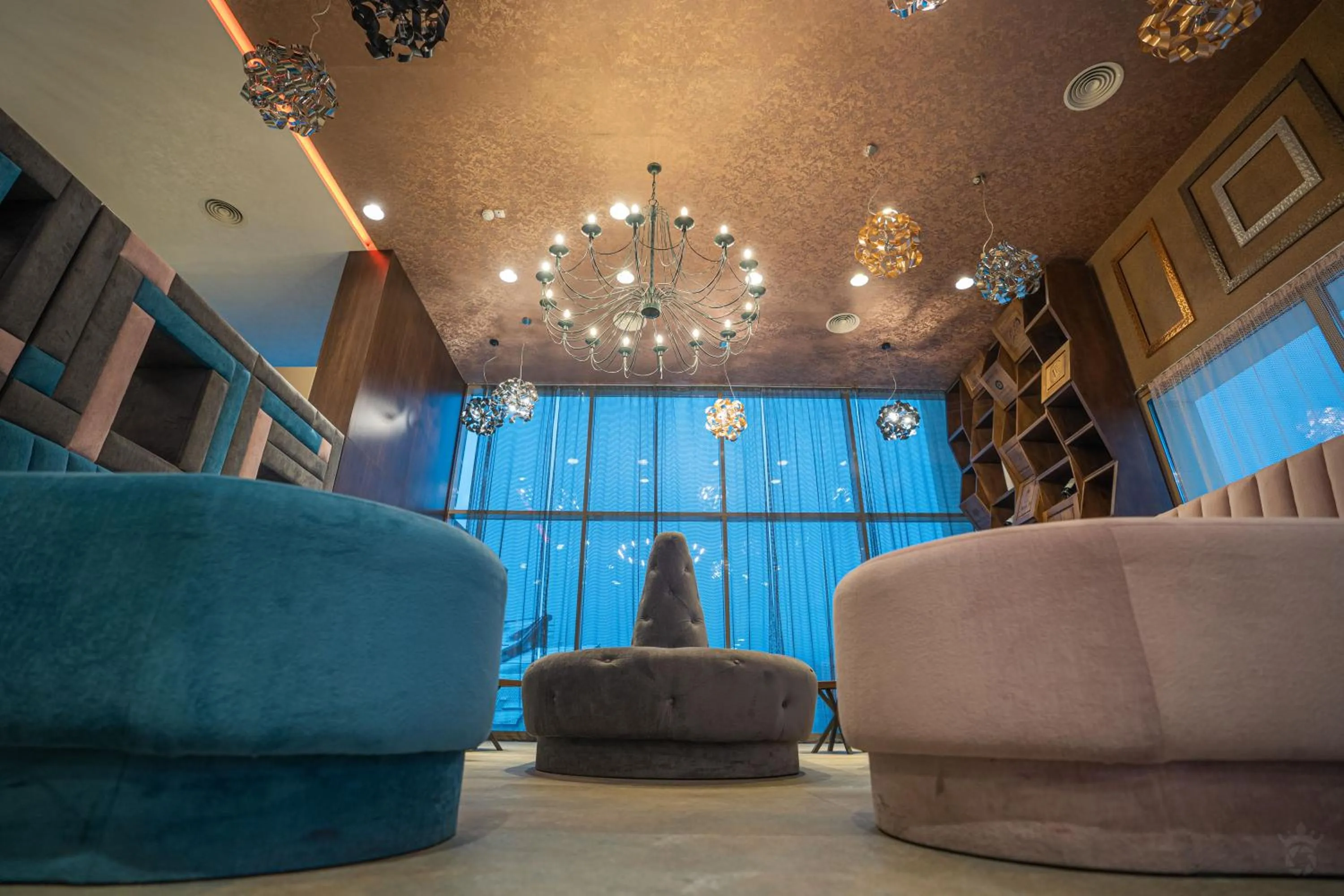 Lobby or reception in Grand Hotel Belvedere