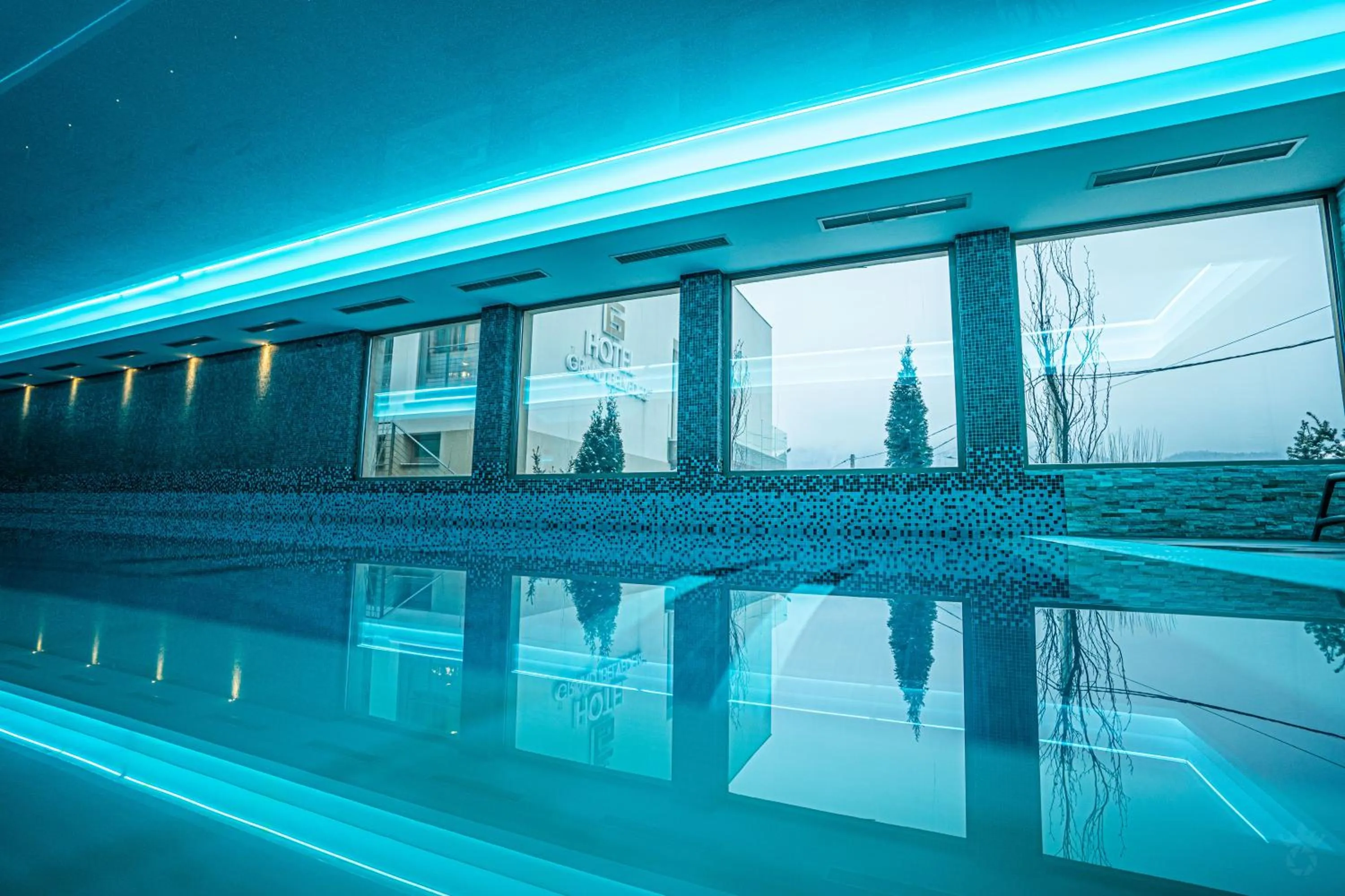 Swimming pool in Grand Hotel Belvedere