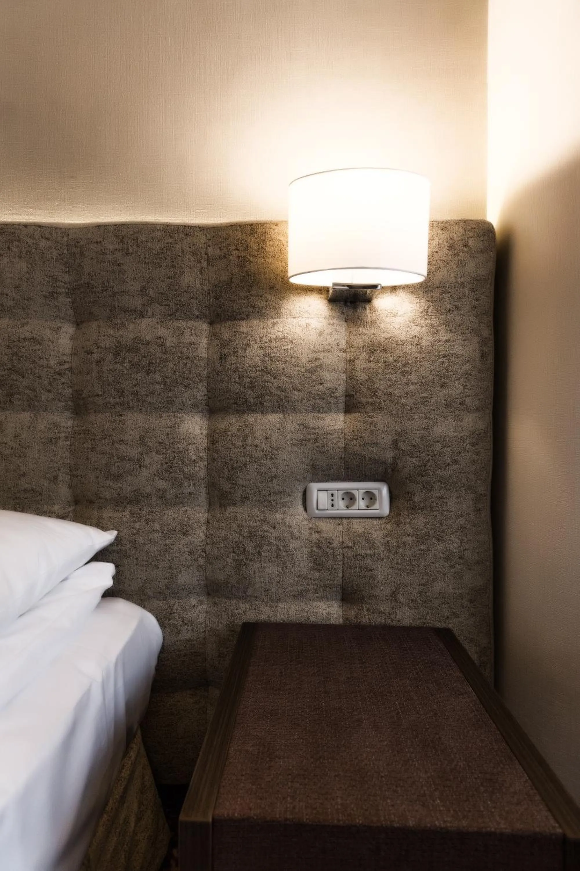 Decorative detail, Bed in Grand Hotel Belvedere