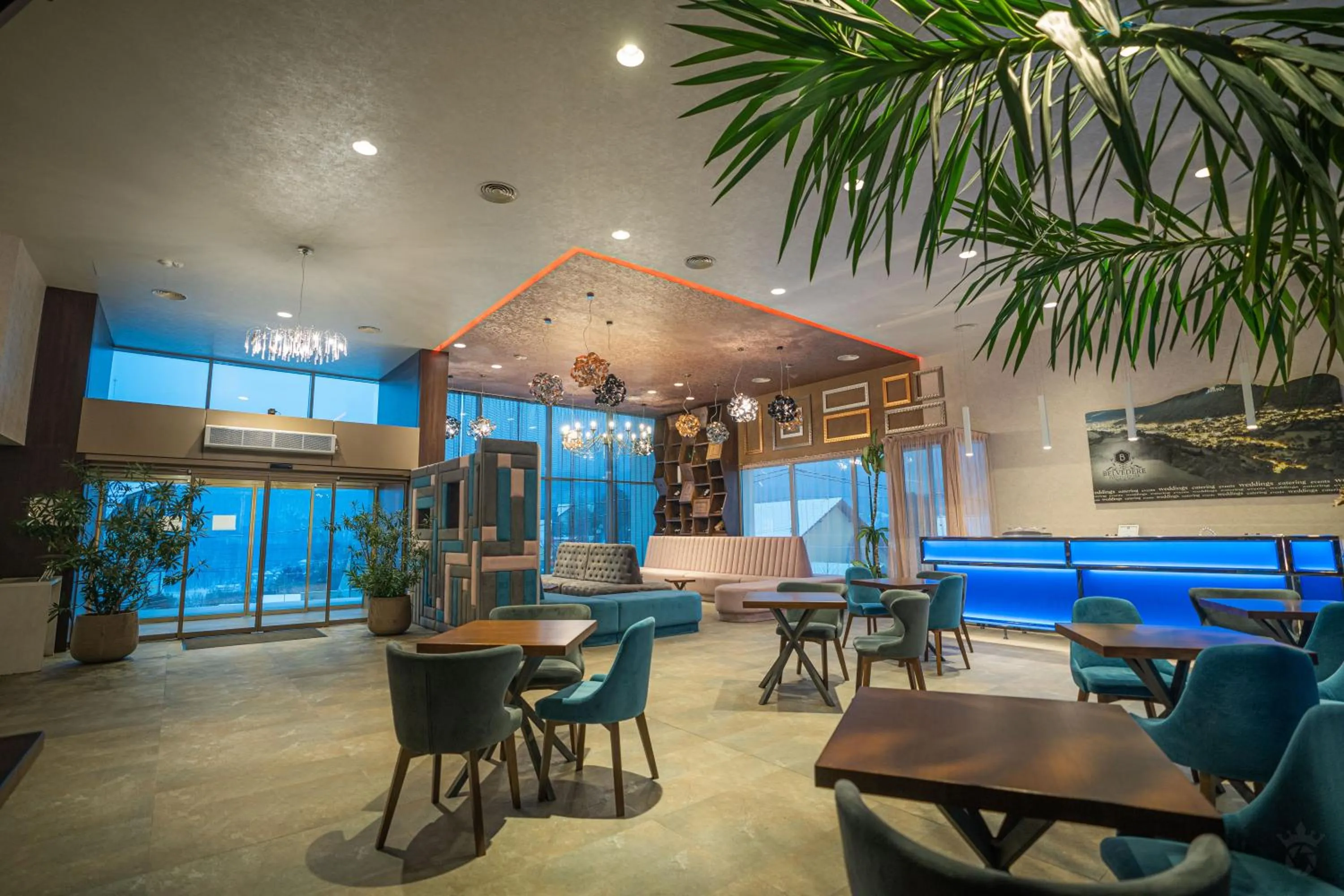 Lobby or reception in Grand Hotel Belvedere