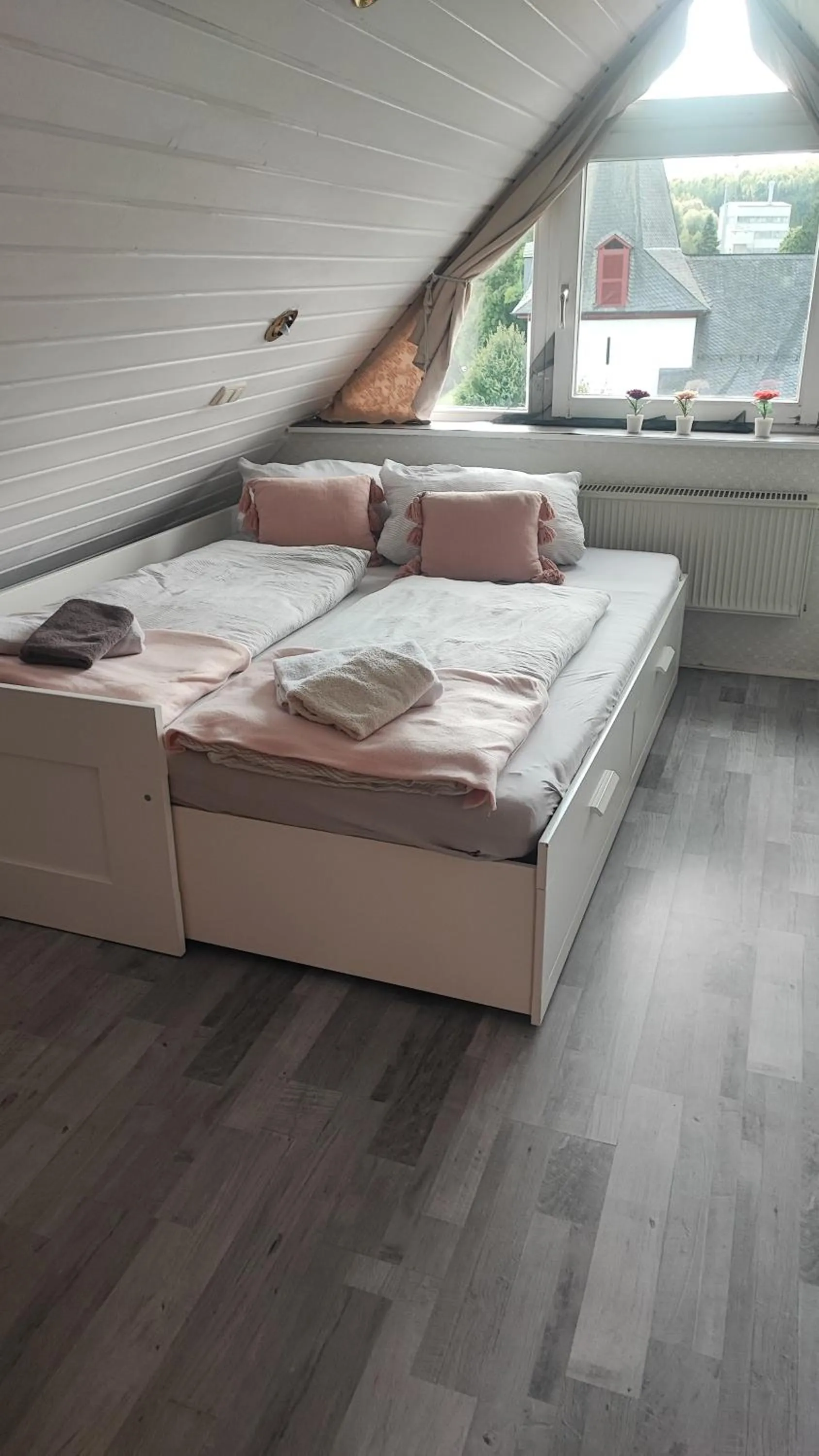 Bed in Villa Jani b&b