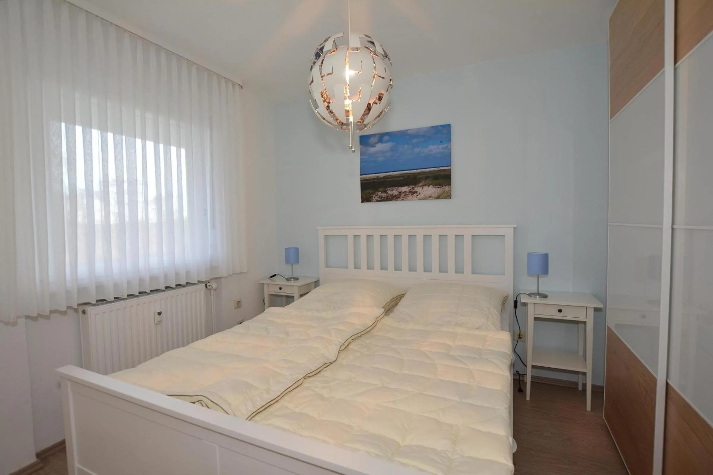 Bedroom, Bed in Borkum-Vier