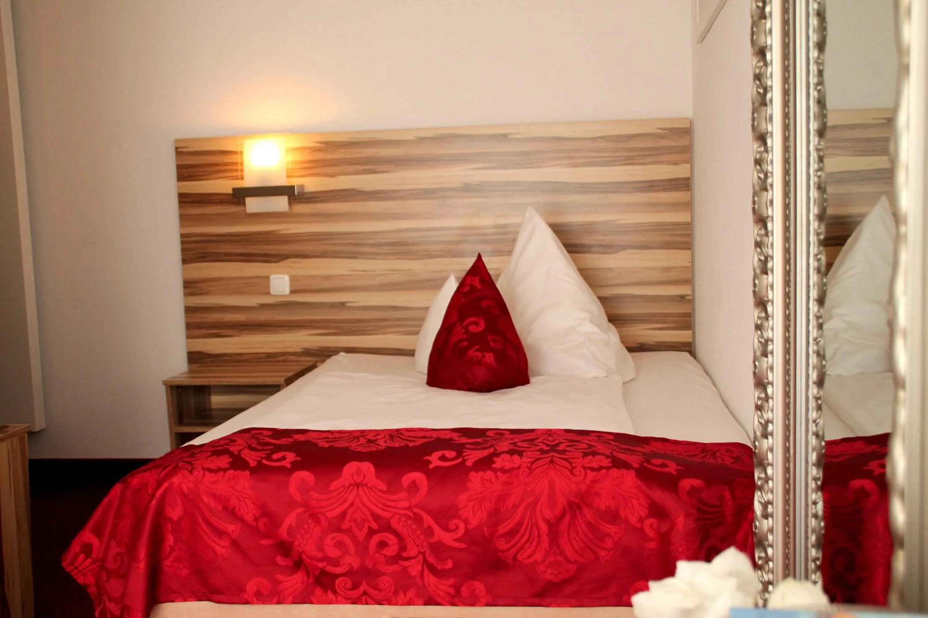 Bed in Hotel Bruckertshof