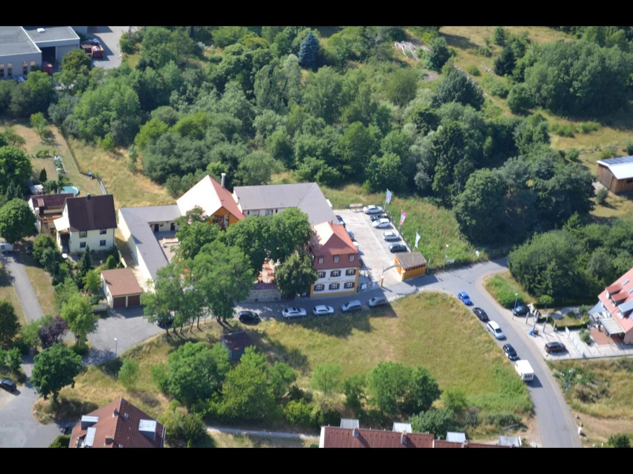 Bird's eye view in Hotel Bruckertshof