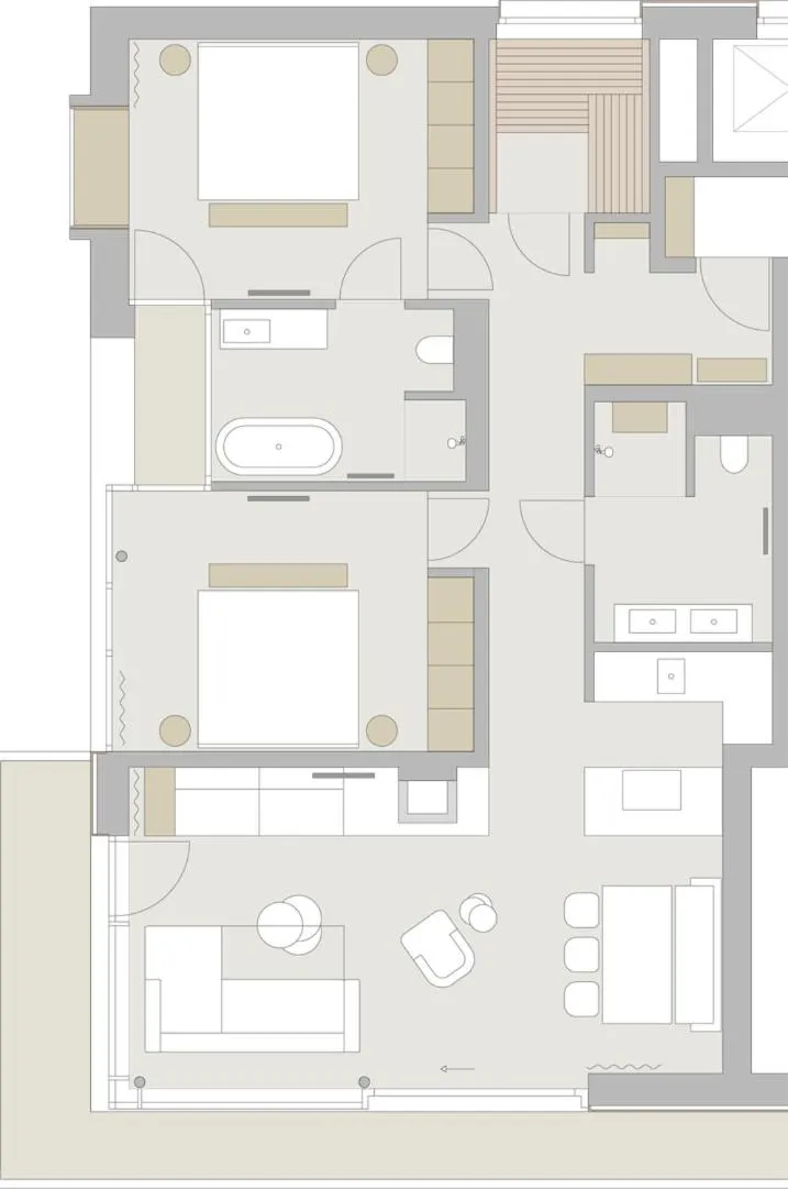 Property building in Chalet Hohe Welt - luxury apartments