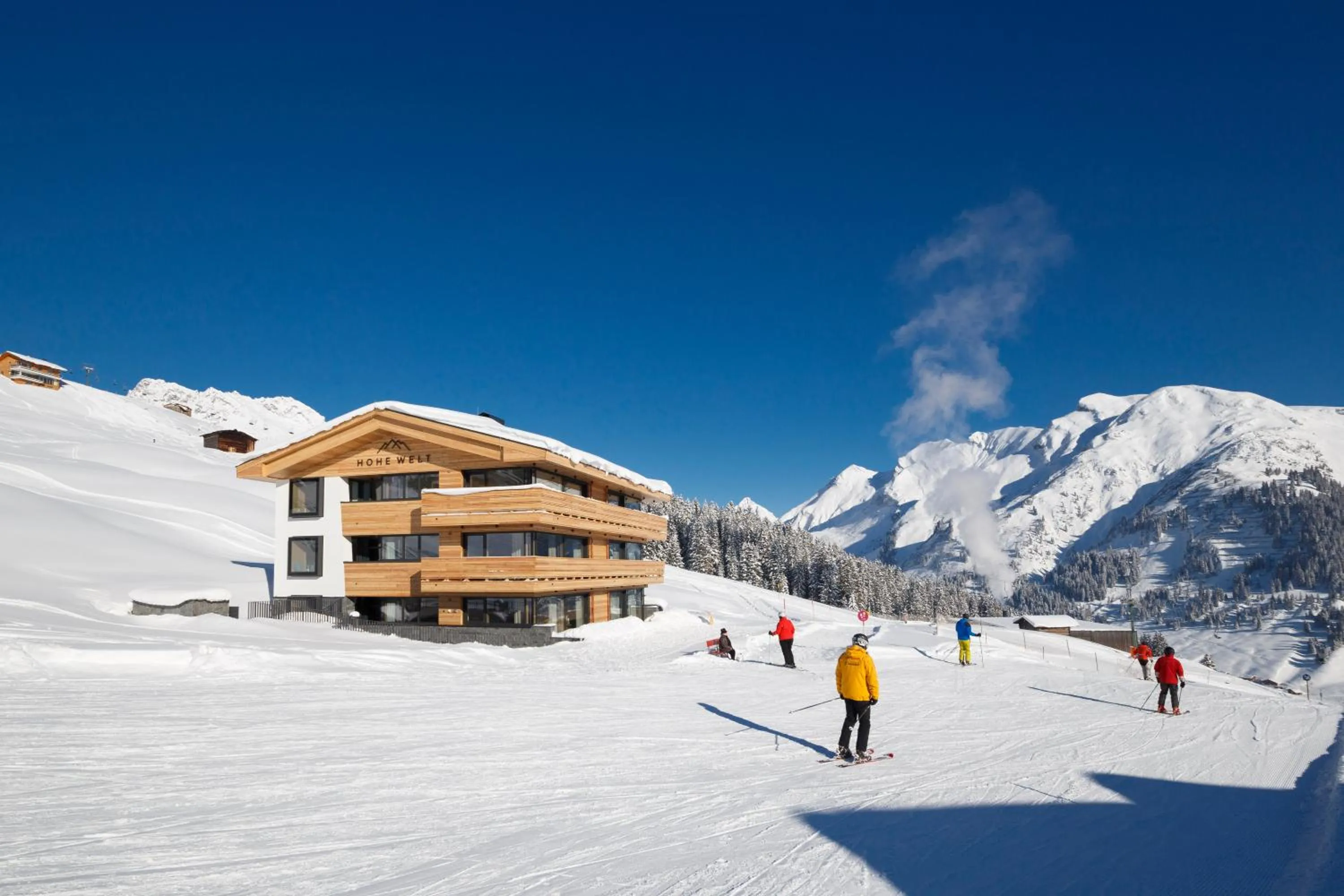 Property building in Chalet Hohe Welt - luxury apartments