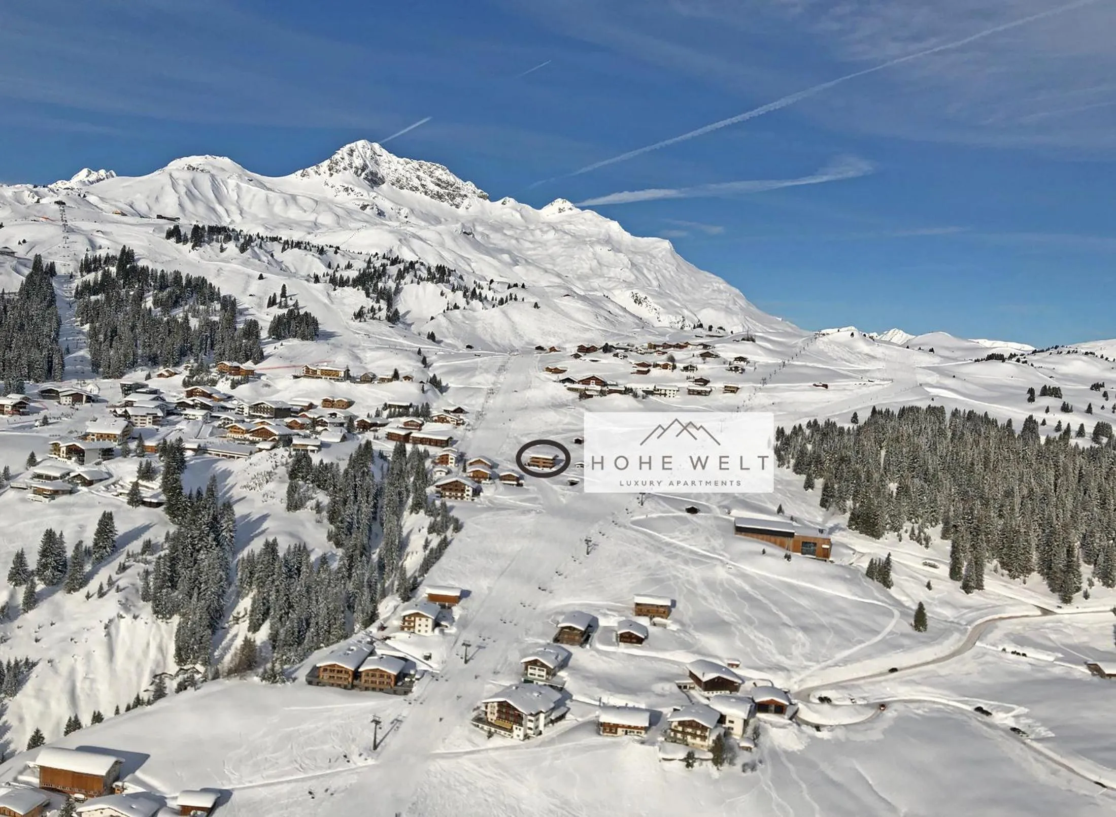Bird's eye view in Chalet Hohe Welt - luxury apartments
