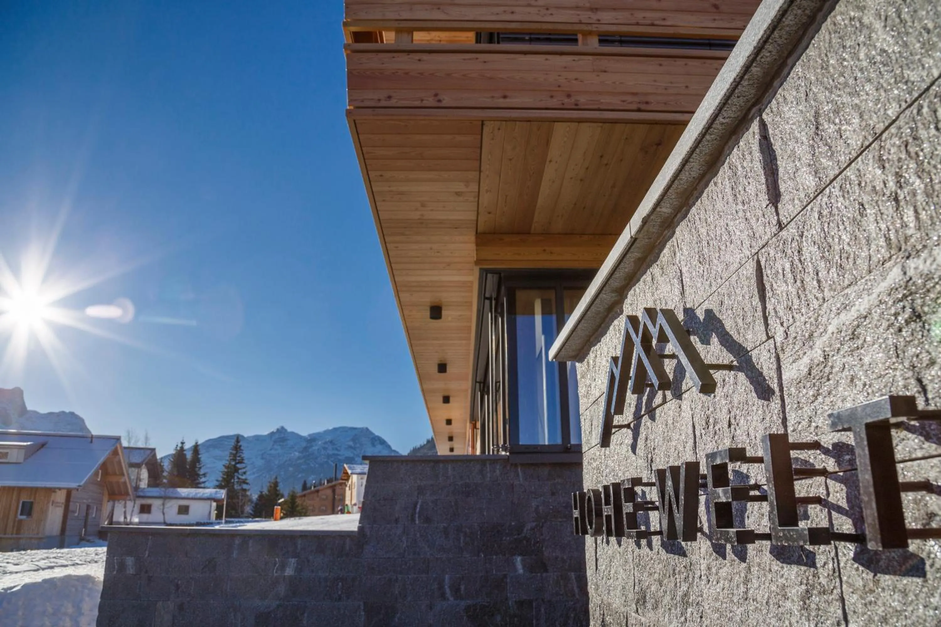 Facade/entrance in Chalet Hohe Welt - luxury apartments