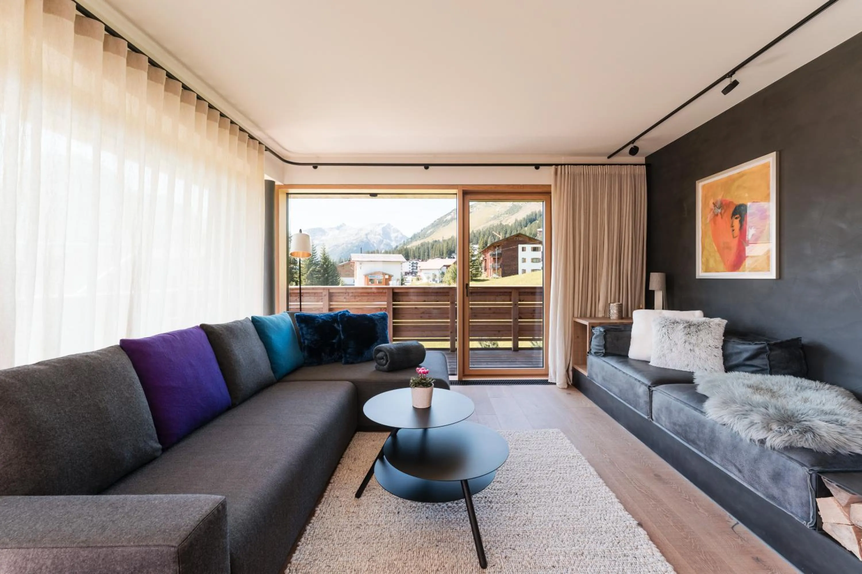 Living room in Chalet Hohe Welt - luxury apartments