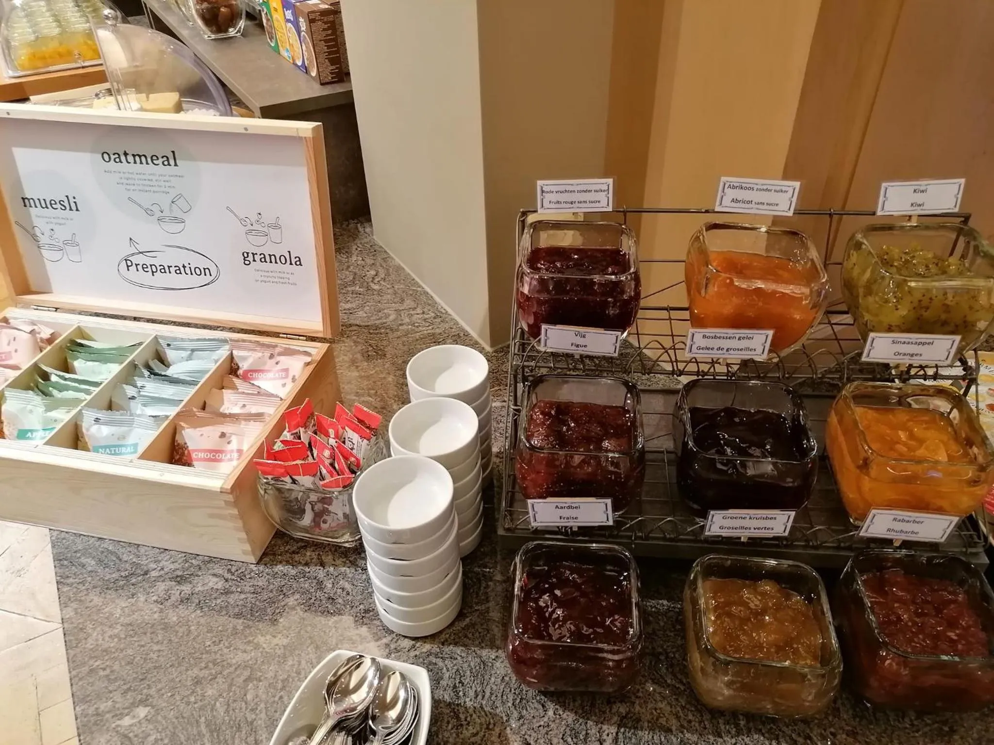 Buffet breakfast in Ambassador Hotel