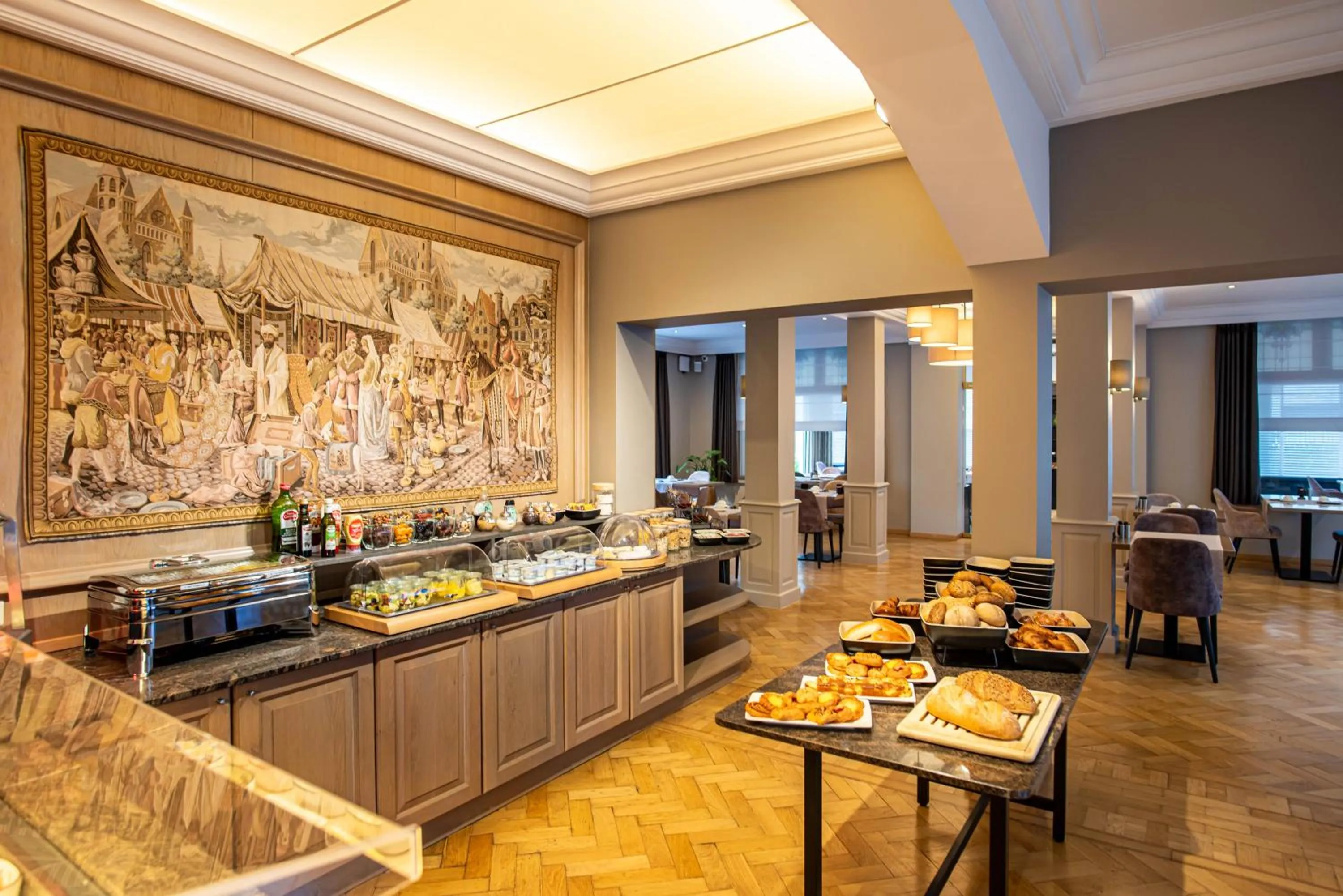 Buffet breakfast in Ambassador Hotel