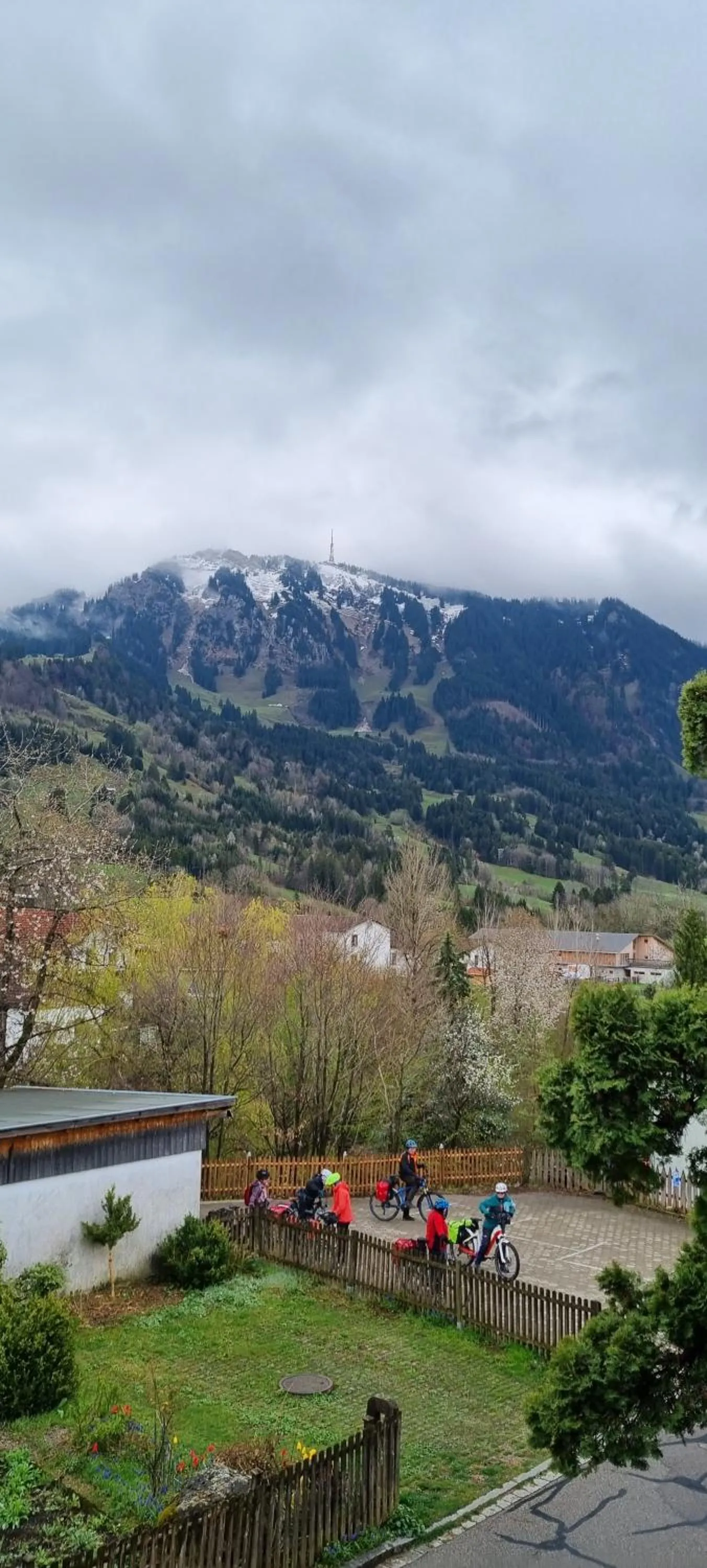 Mountain view in Pension – Restaurant Jägerwinkl