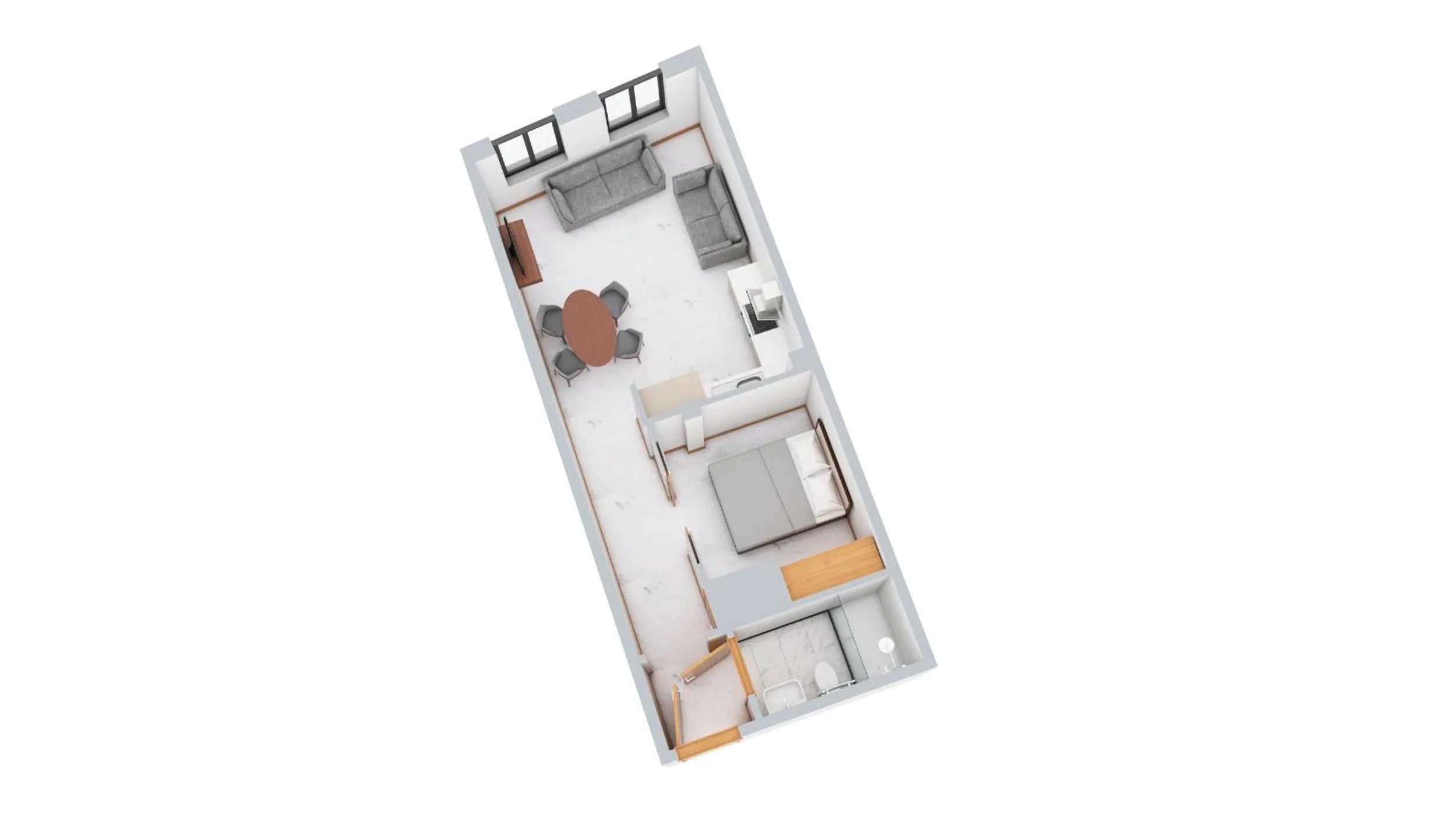 Floor plan in Sanctum Belsize Road