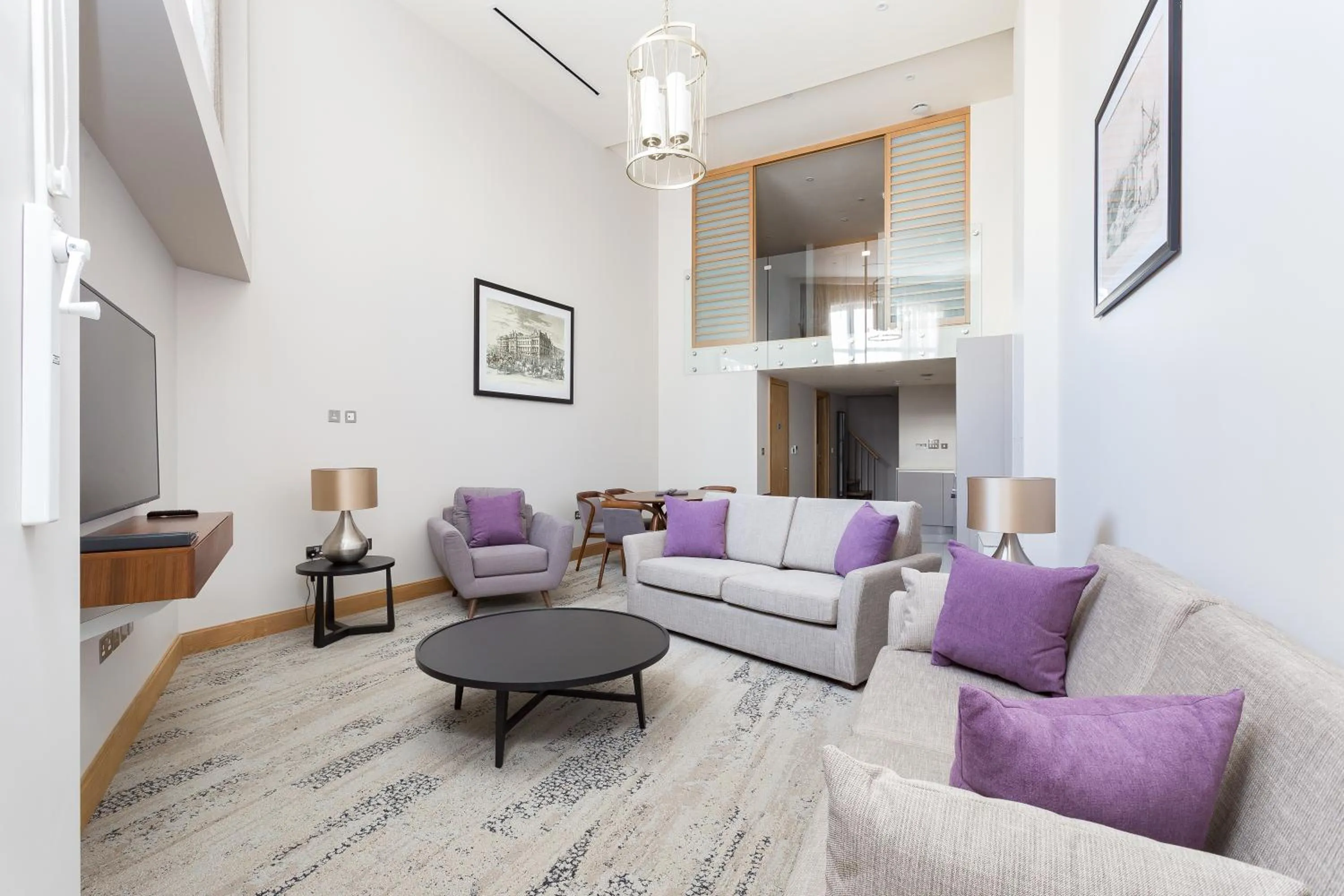 Living room in Sanctum Belsize Road