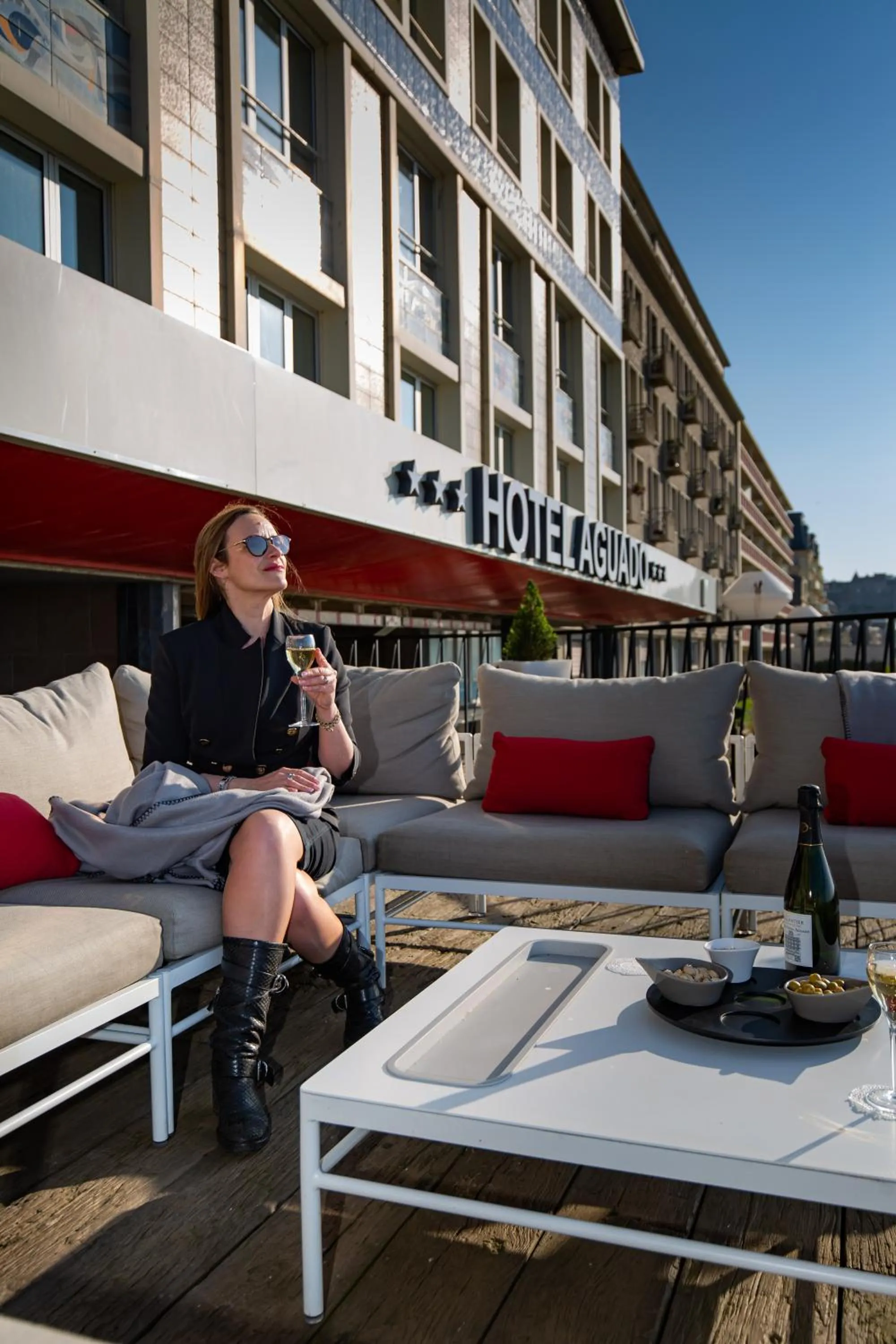 Patio in Hotel Aguado