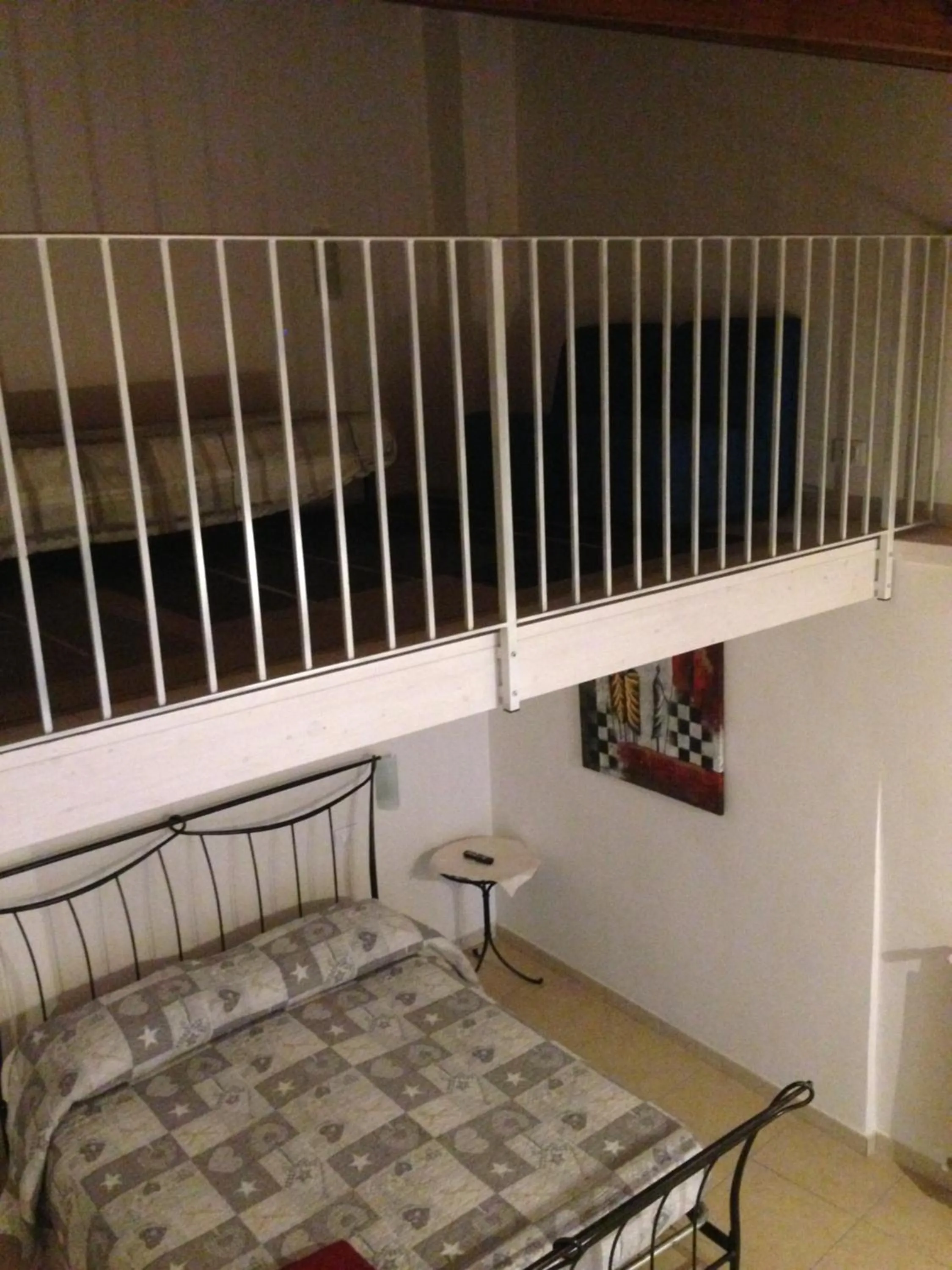 Bedroom, Bed in Pietra Bianca