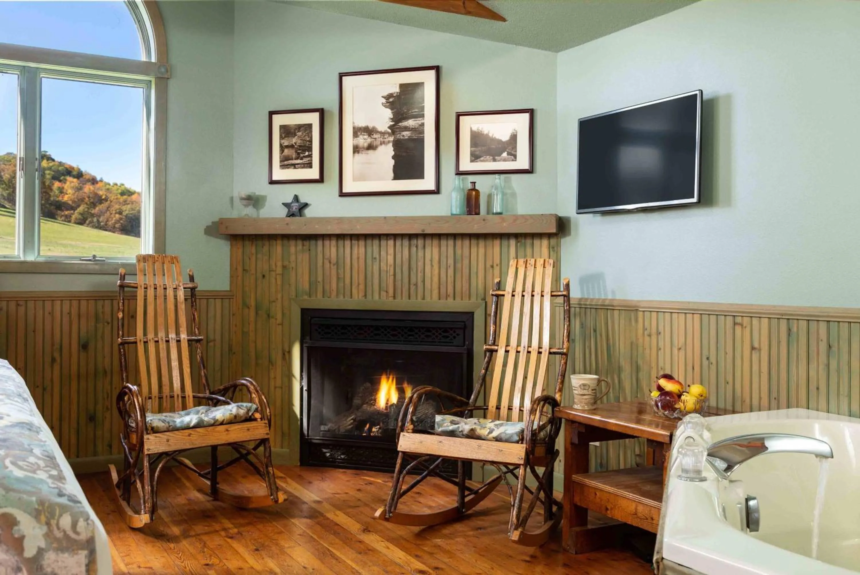 Seating area in Justin Trails Resort