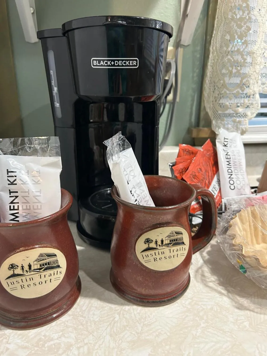 Coffee/tea facilities in Justin Trails Resort
