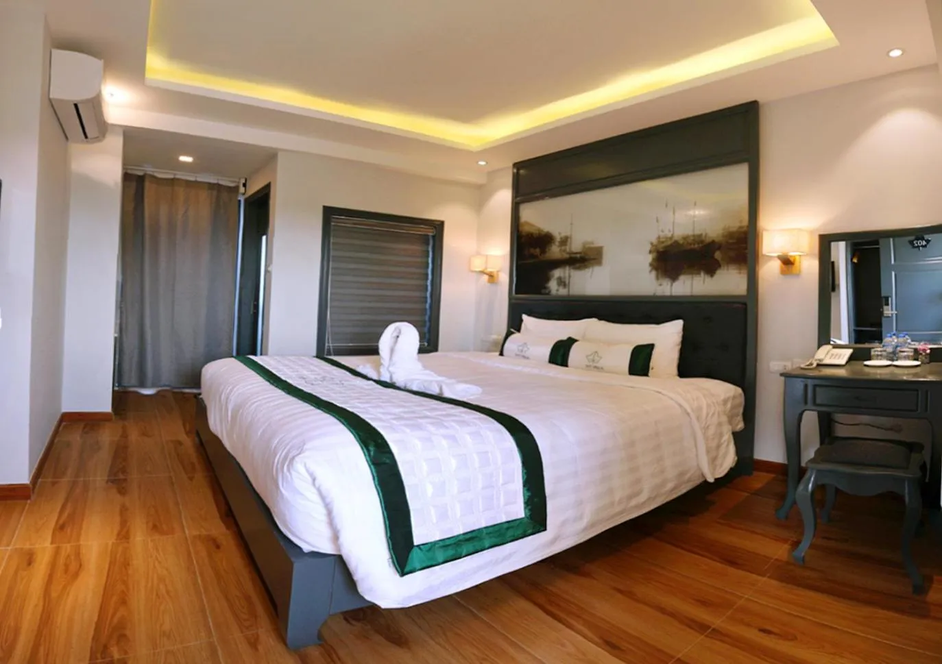 Bed in Ivy Villa