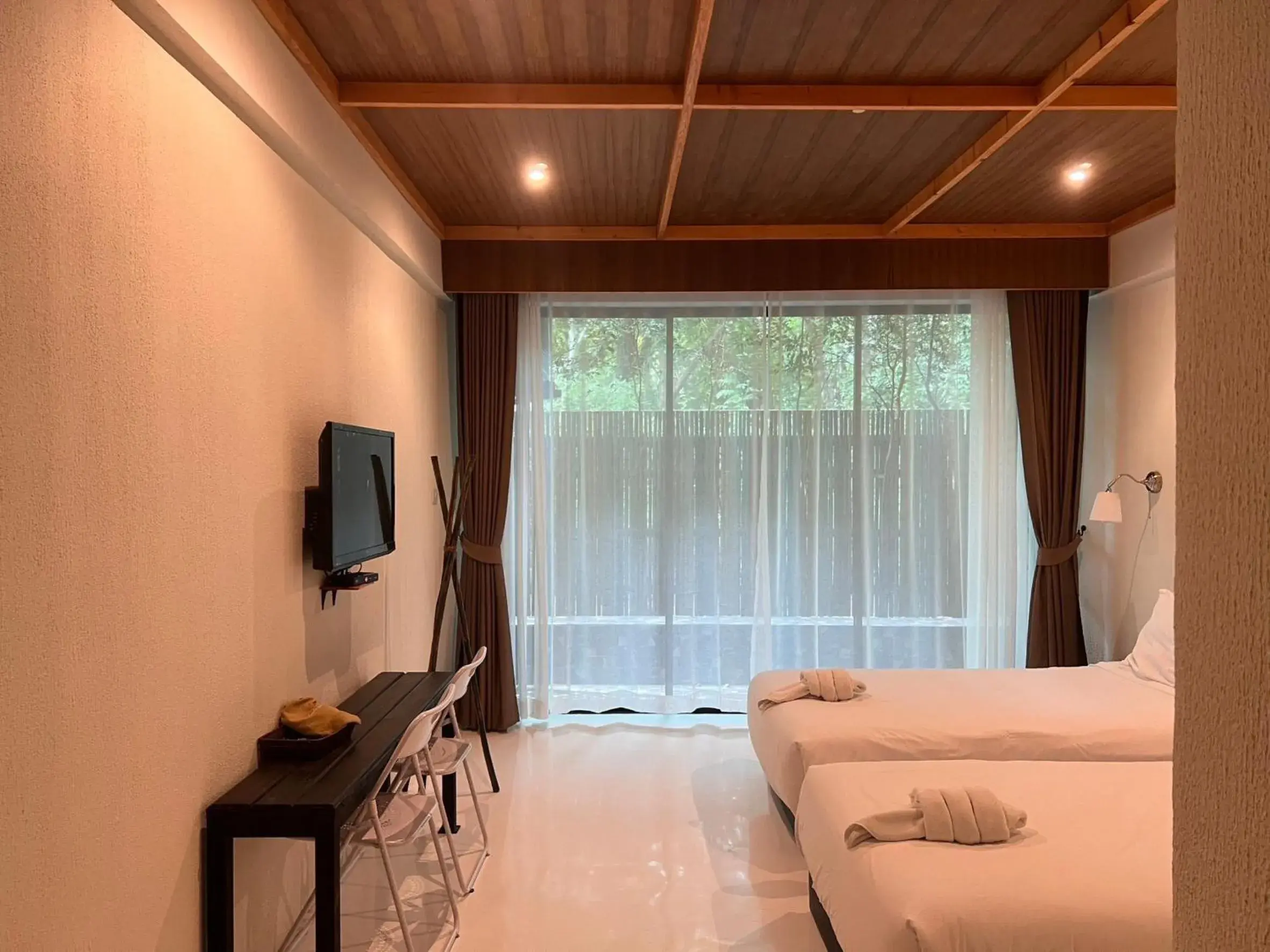 Twin Room with Garden View in Inlaya Ratchaburi Twin Room with Garden View in Inlaya Ratchaburi