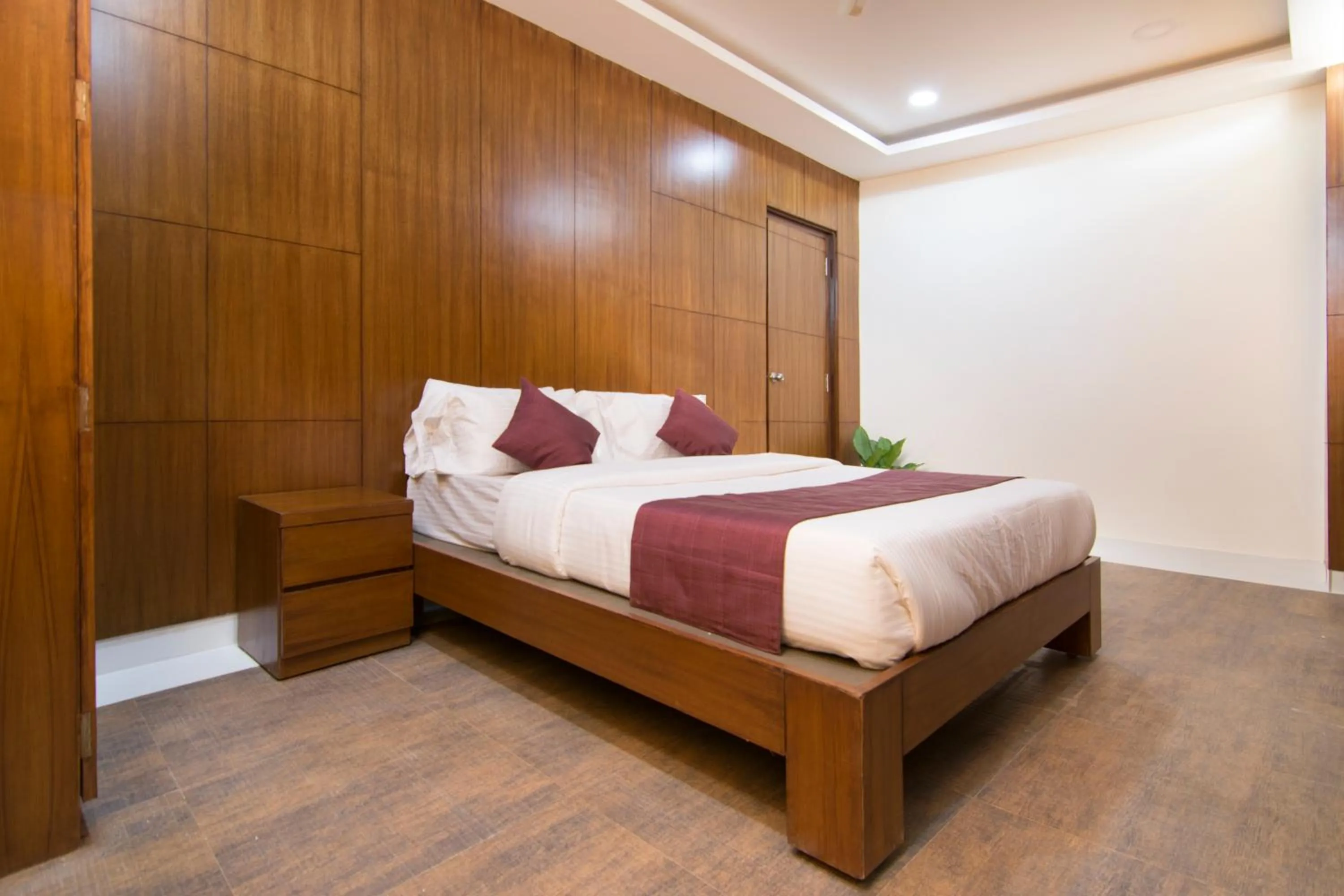 Bedroom, Bed in Shoba Tulip Hebbal