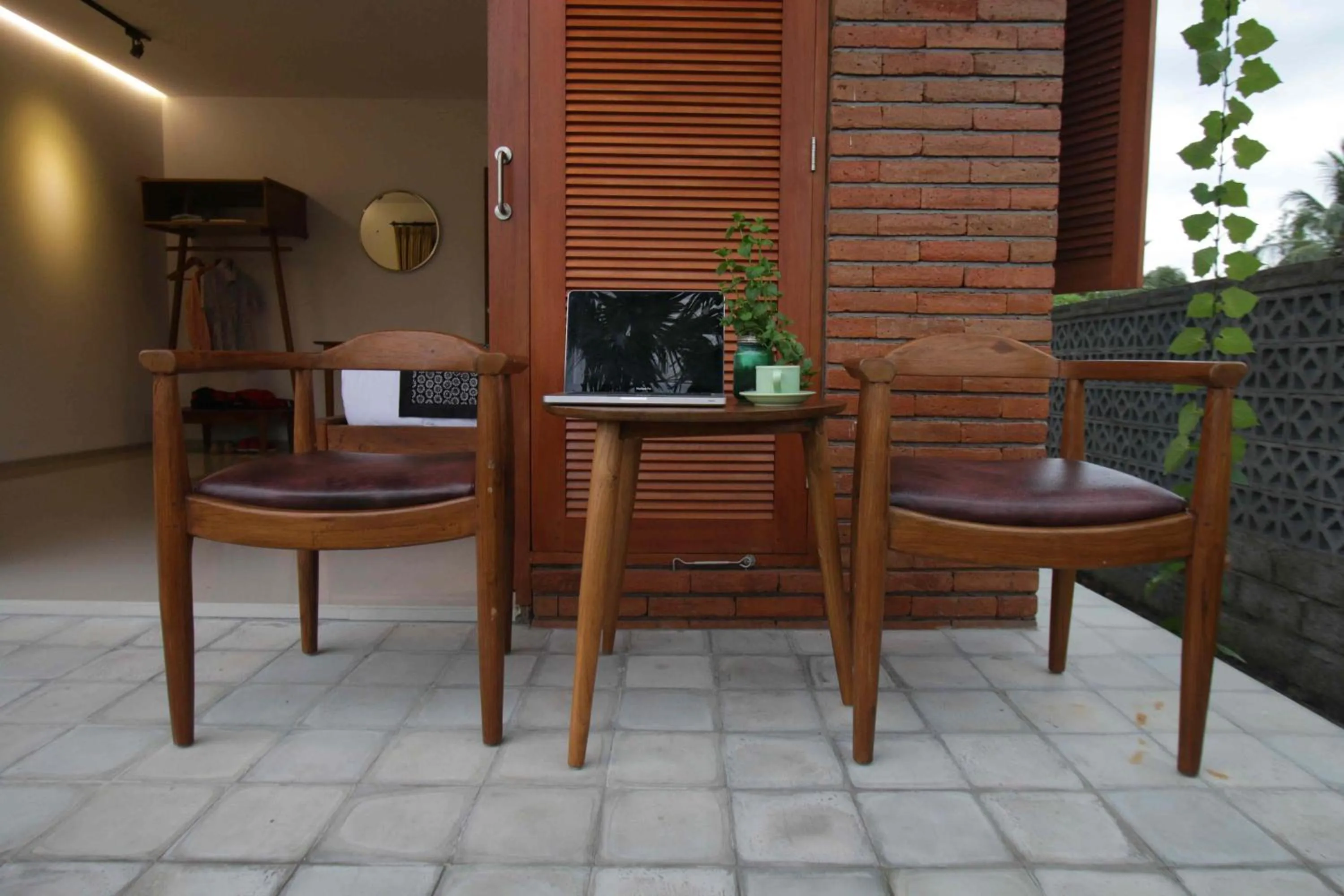 Seating area in Kubu Tropis