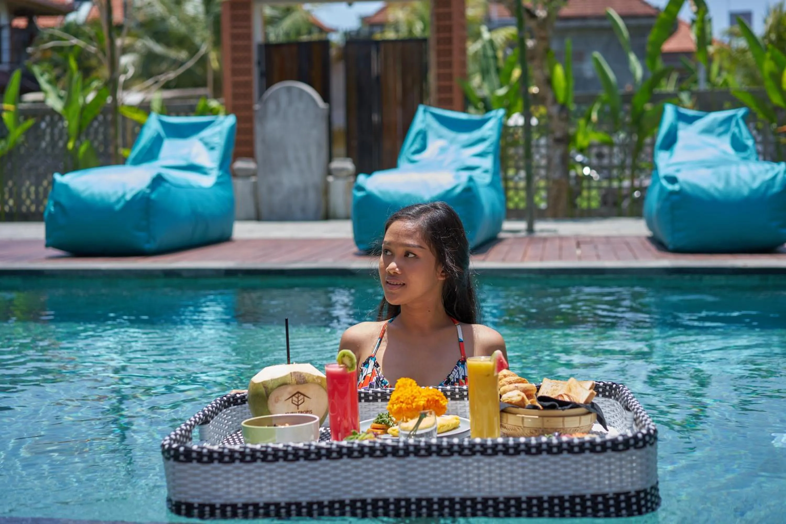 Swimming pool in Kubu Tropis