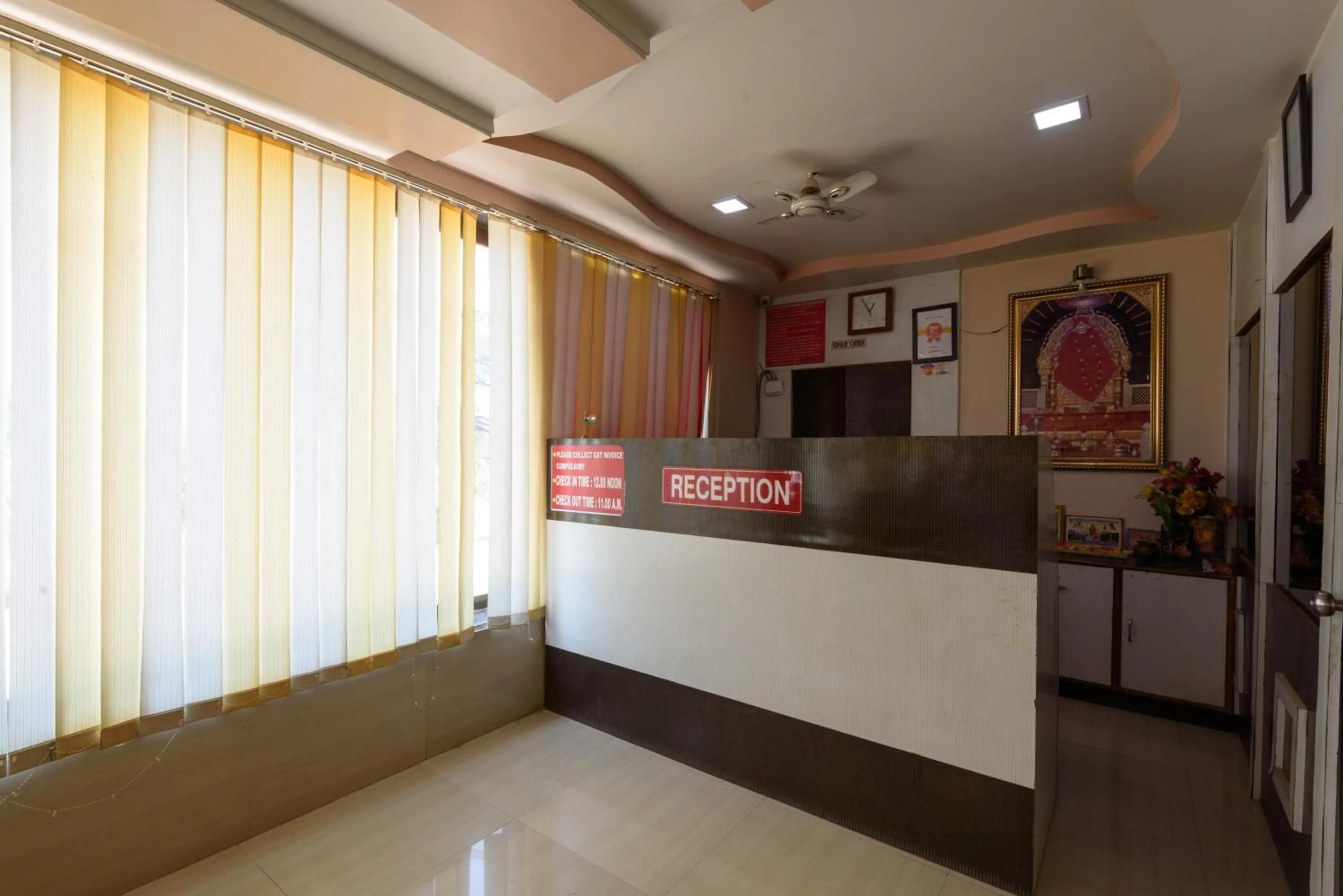 Lobby or reception in Hotel Sai Shraddha