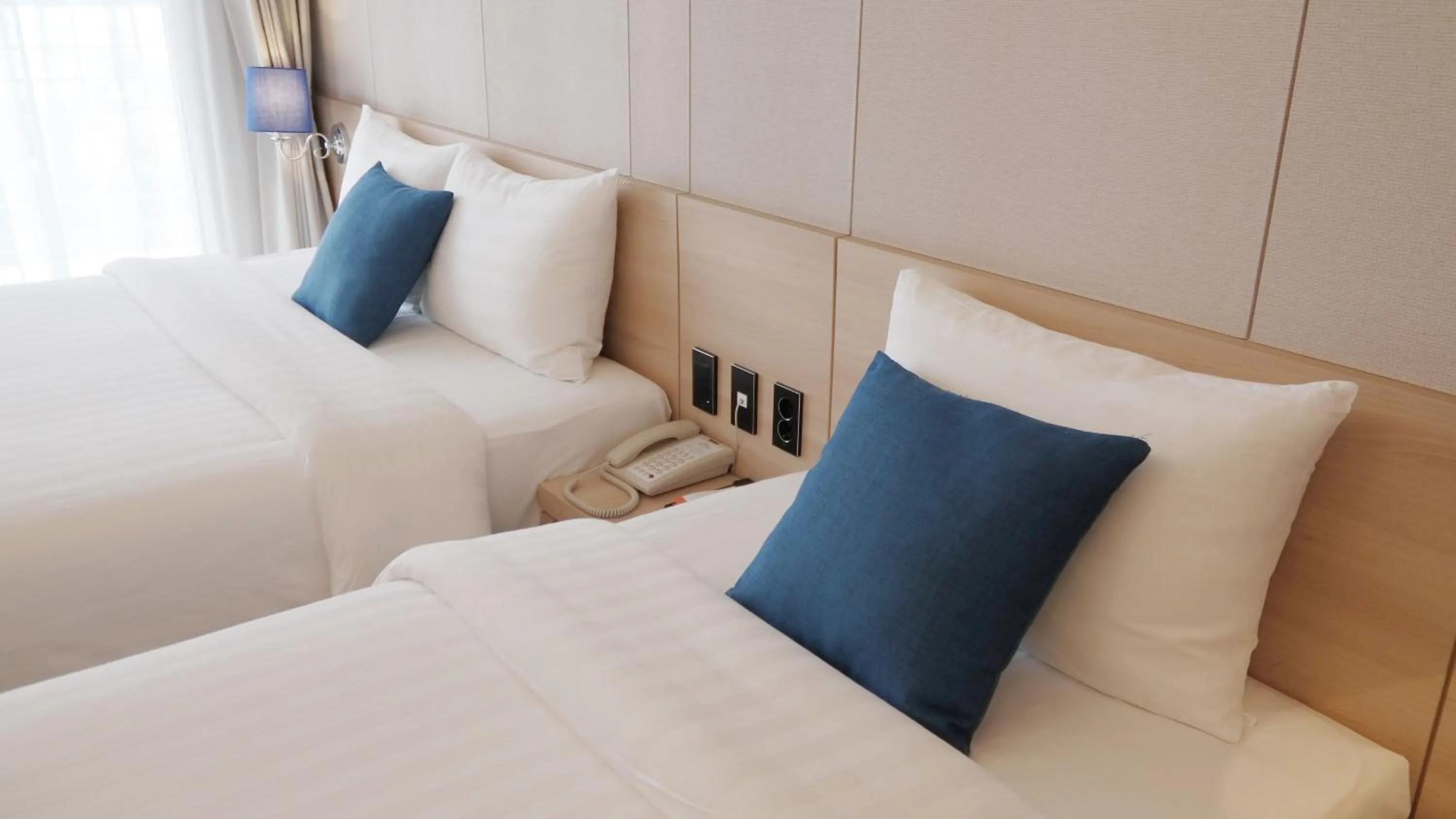 Bed in Hotel bridge Seogwipo