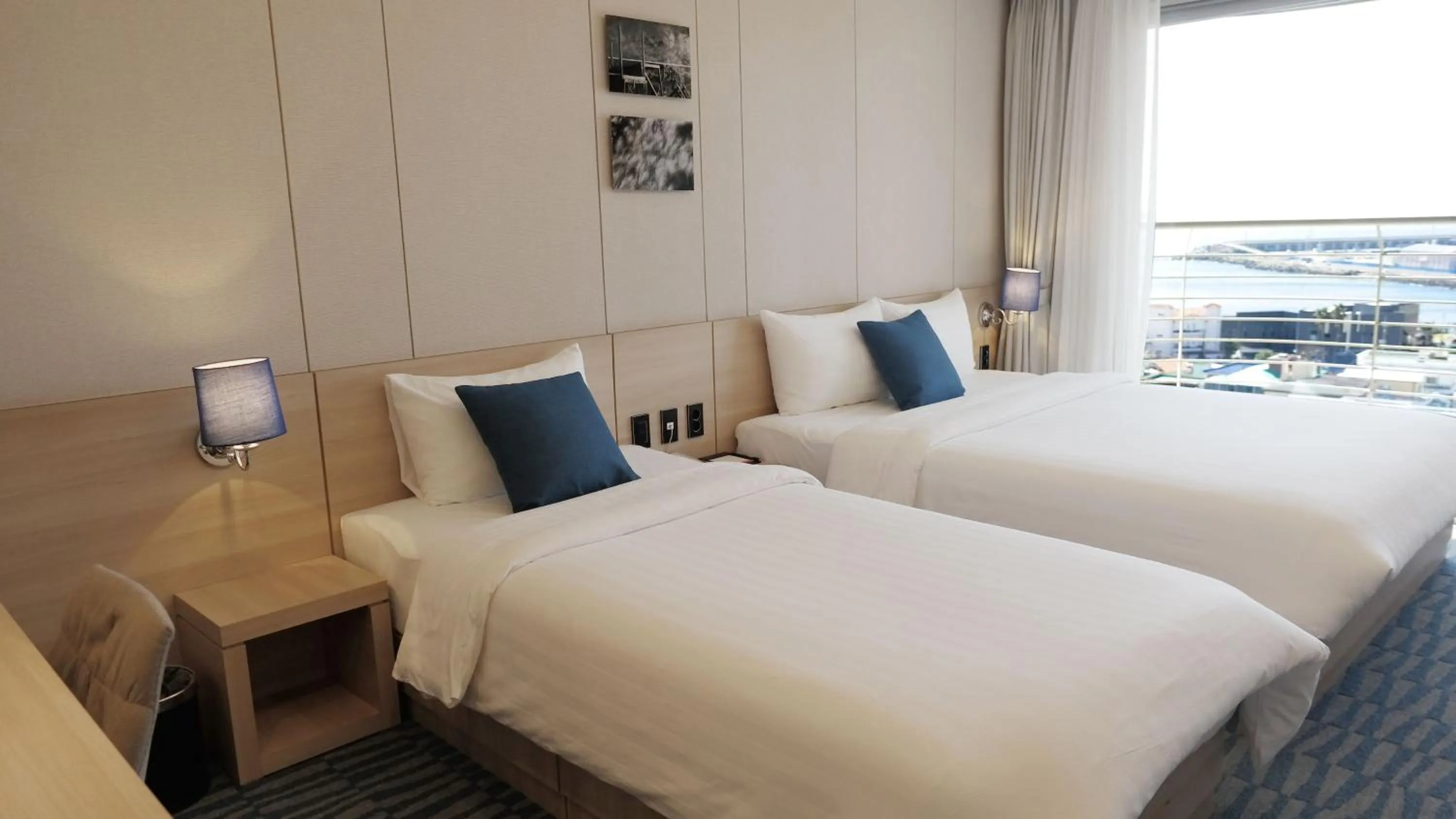 Bed in Hotel bridge Seogwipo