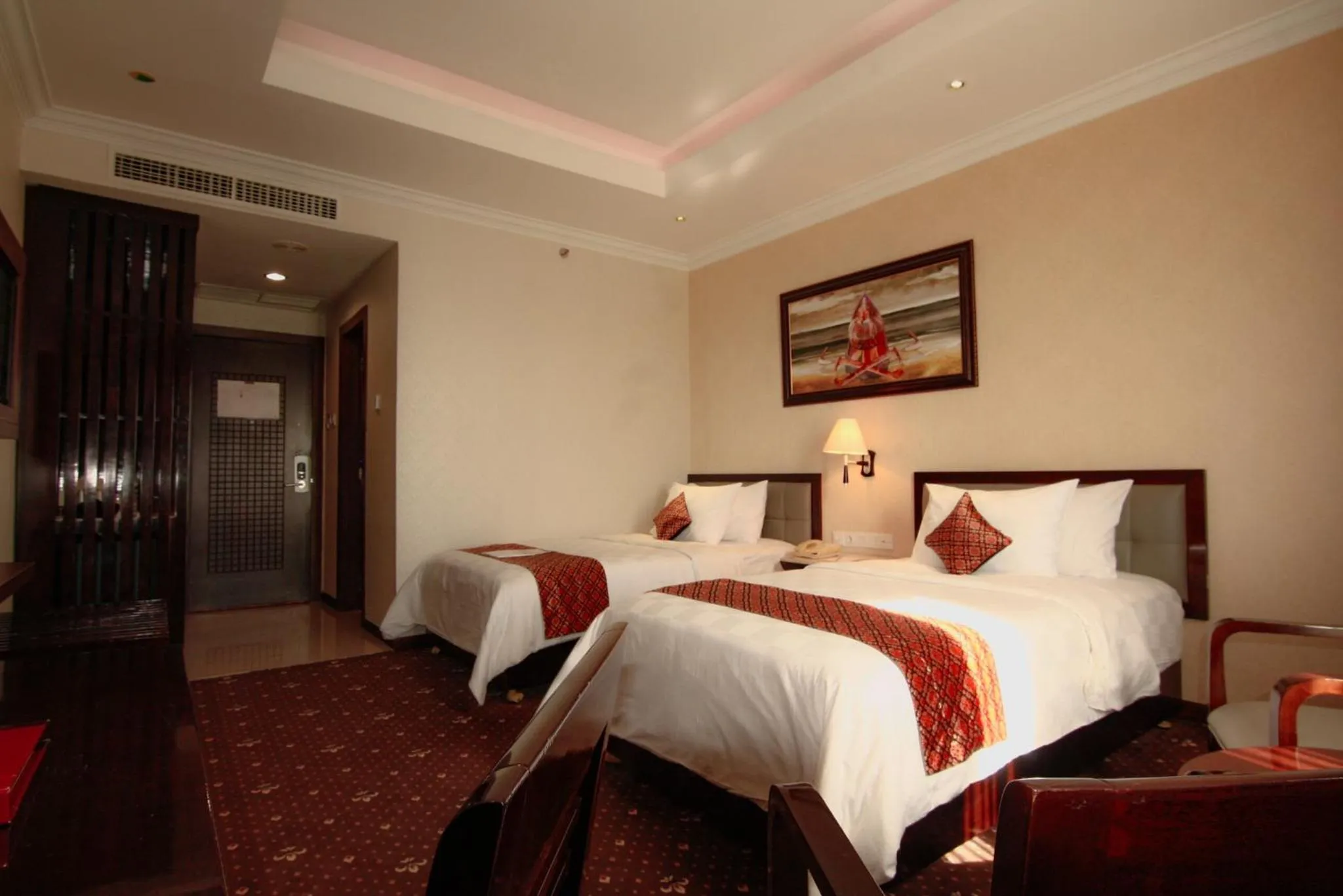 Bed in Hermes Palace Hotel Banda Aceh