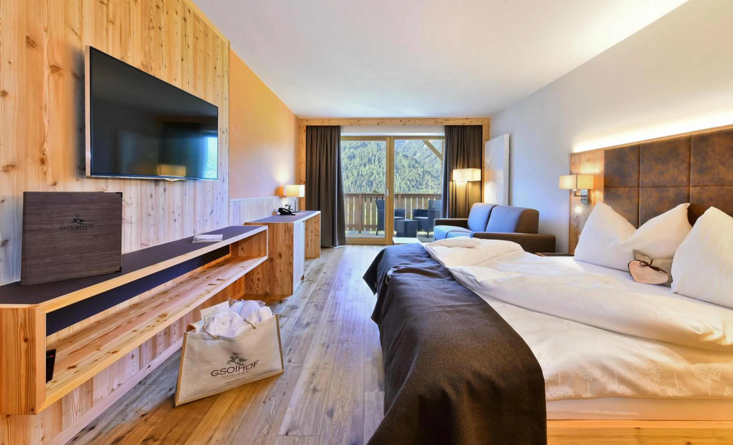 Bed in Hotel Gsoihof