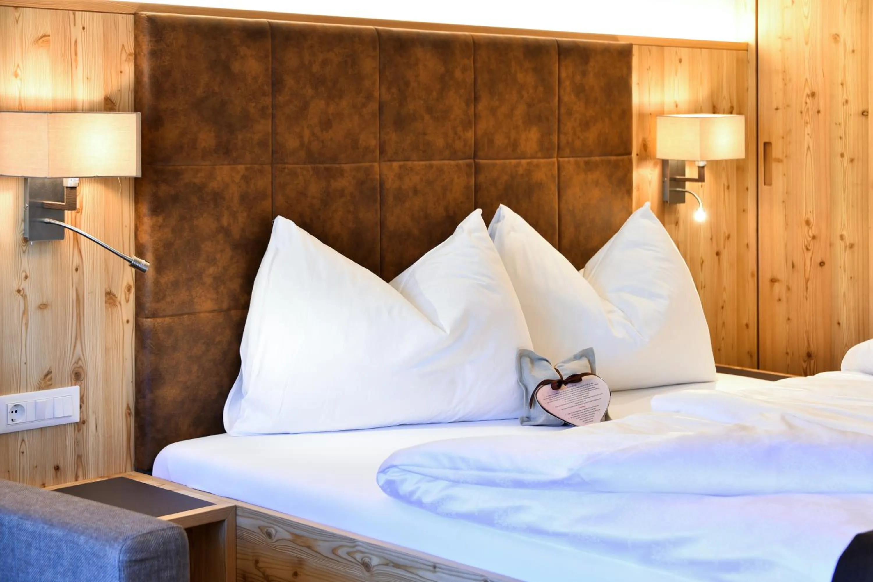 Bed in Hotel Gsoihof