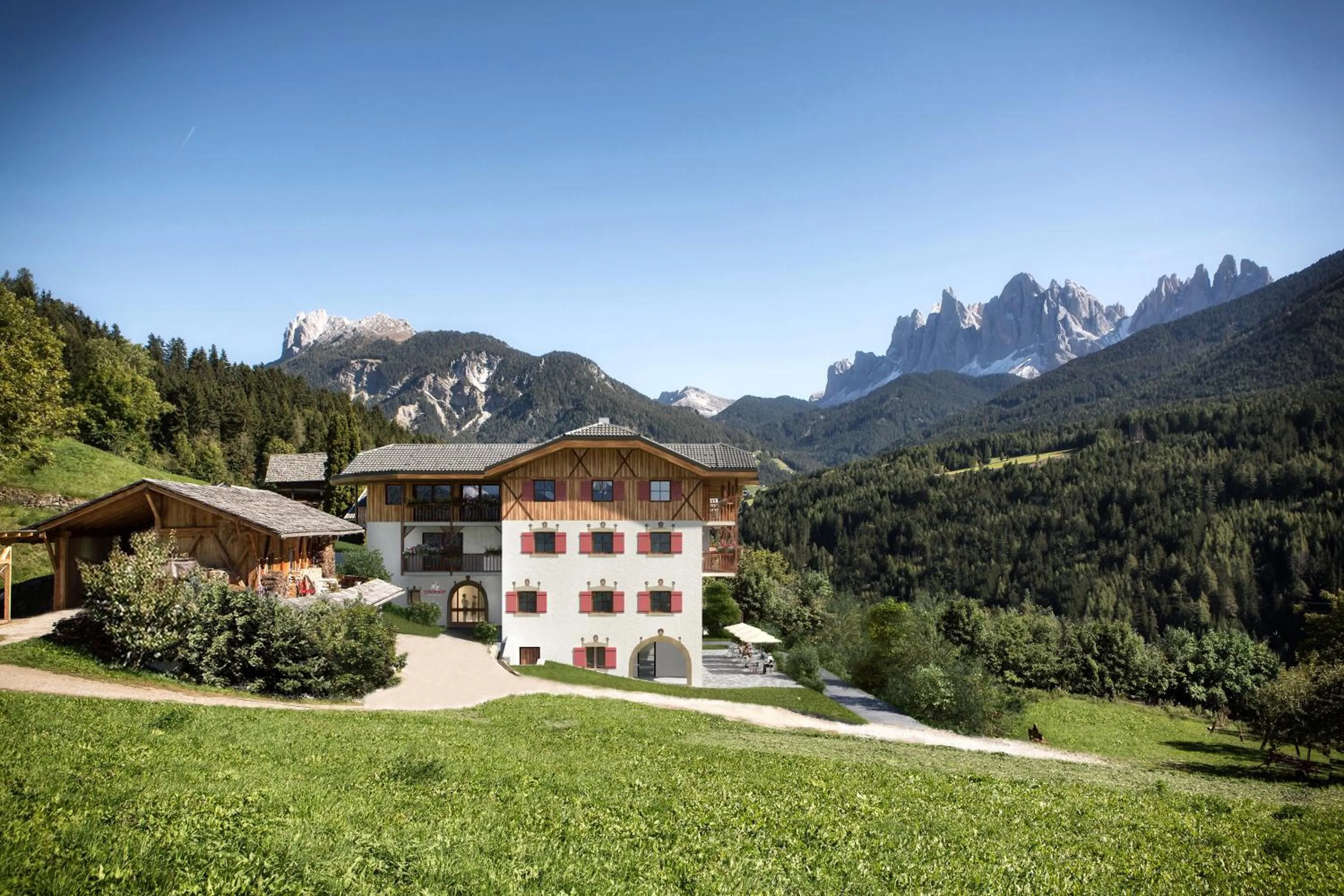 Bird's eye view in Hotel Gsoihof