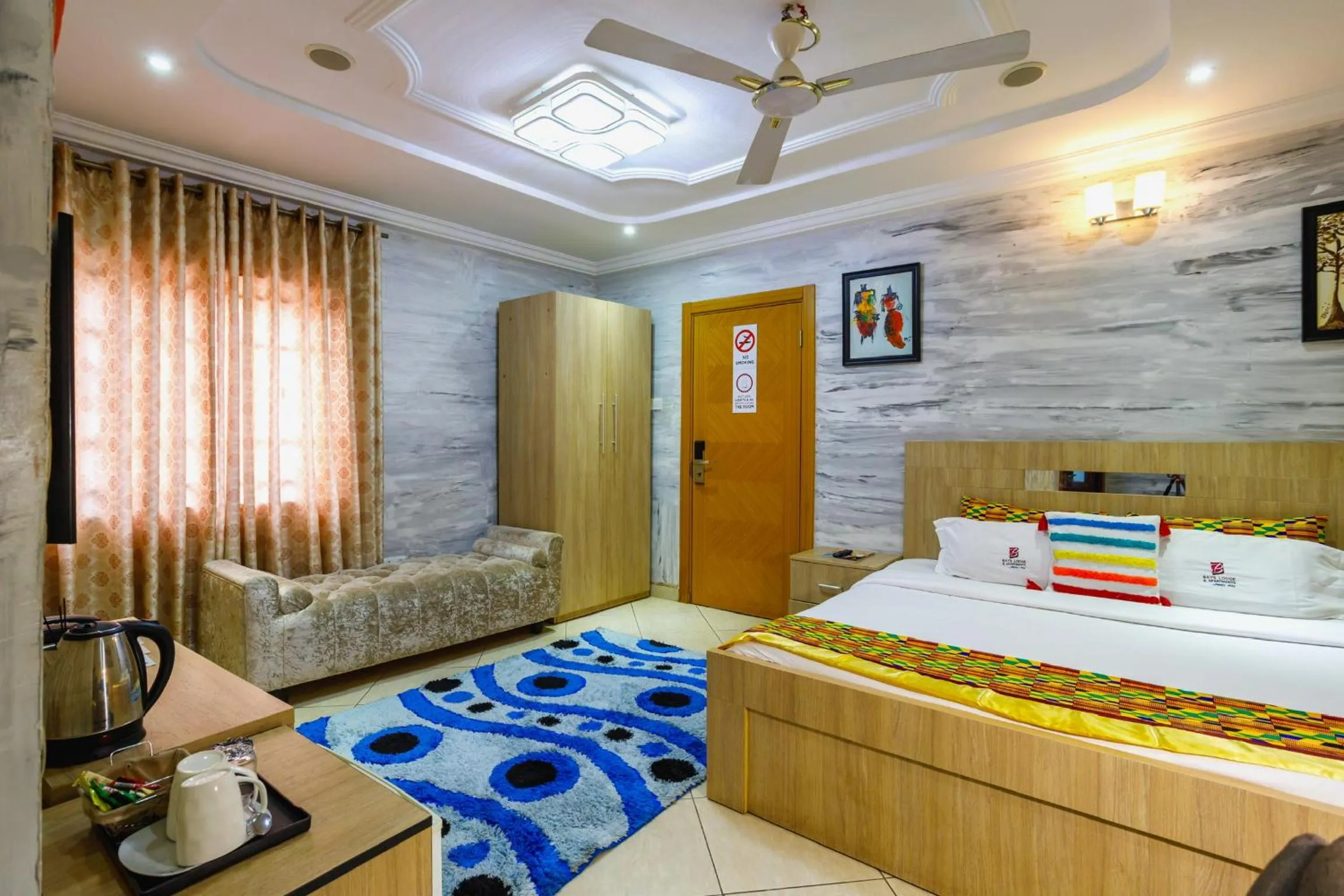 Bed in Bays Lodge, Accra
