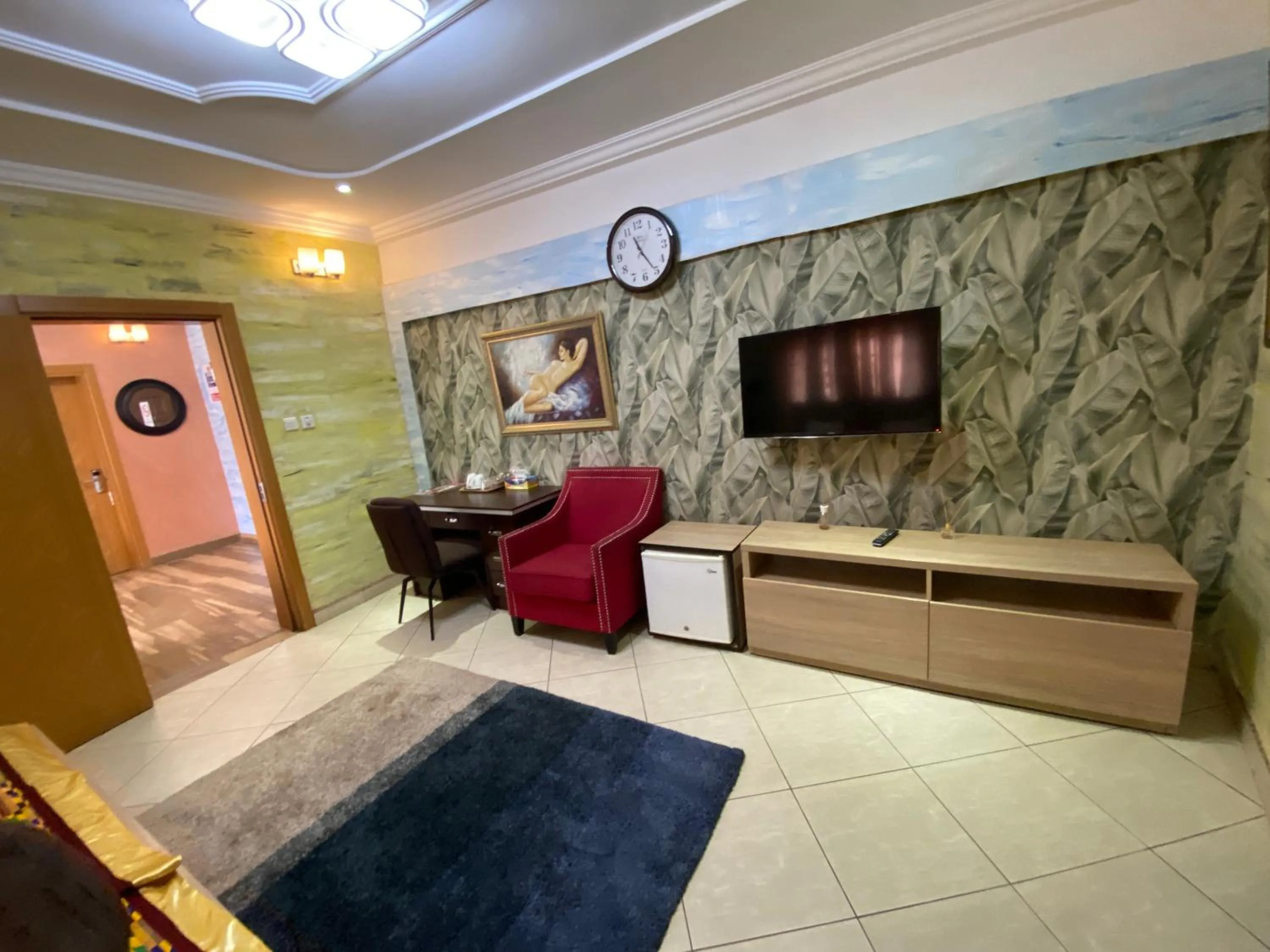 Living room in Bays Lodge, Accra