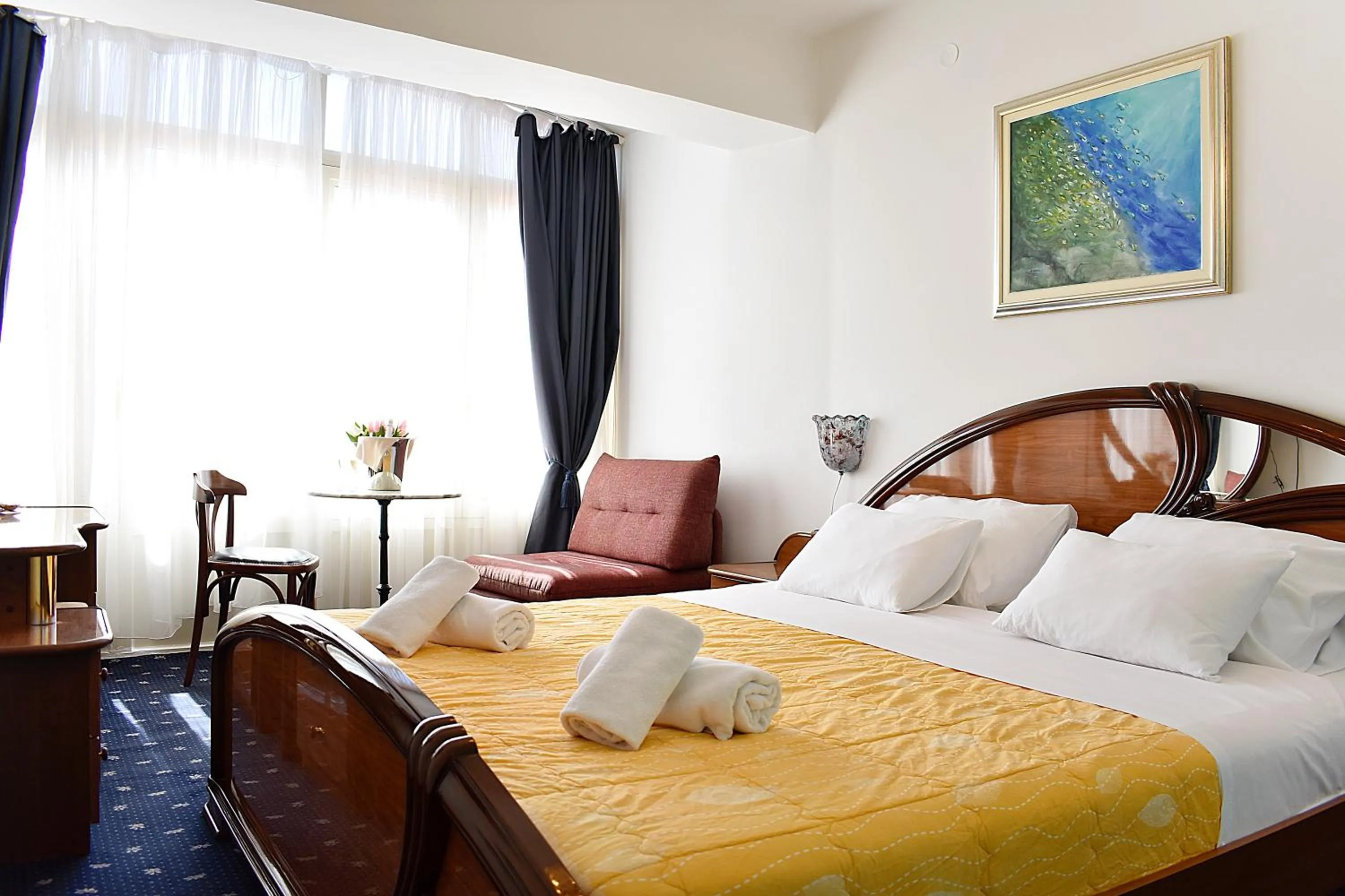 Bedroom, Bed in Villa Nico