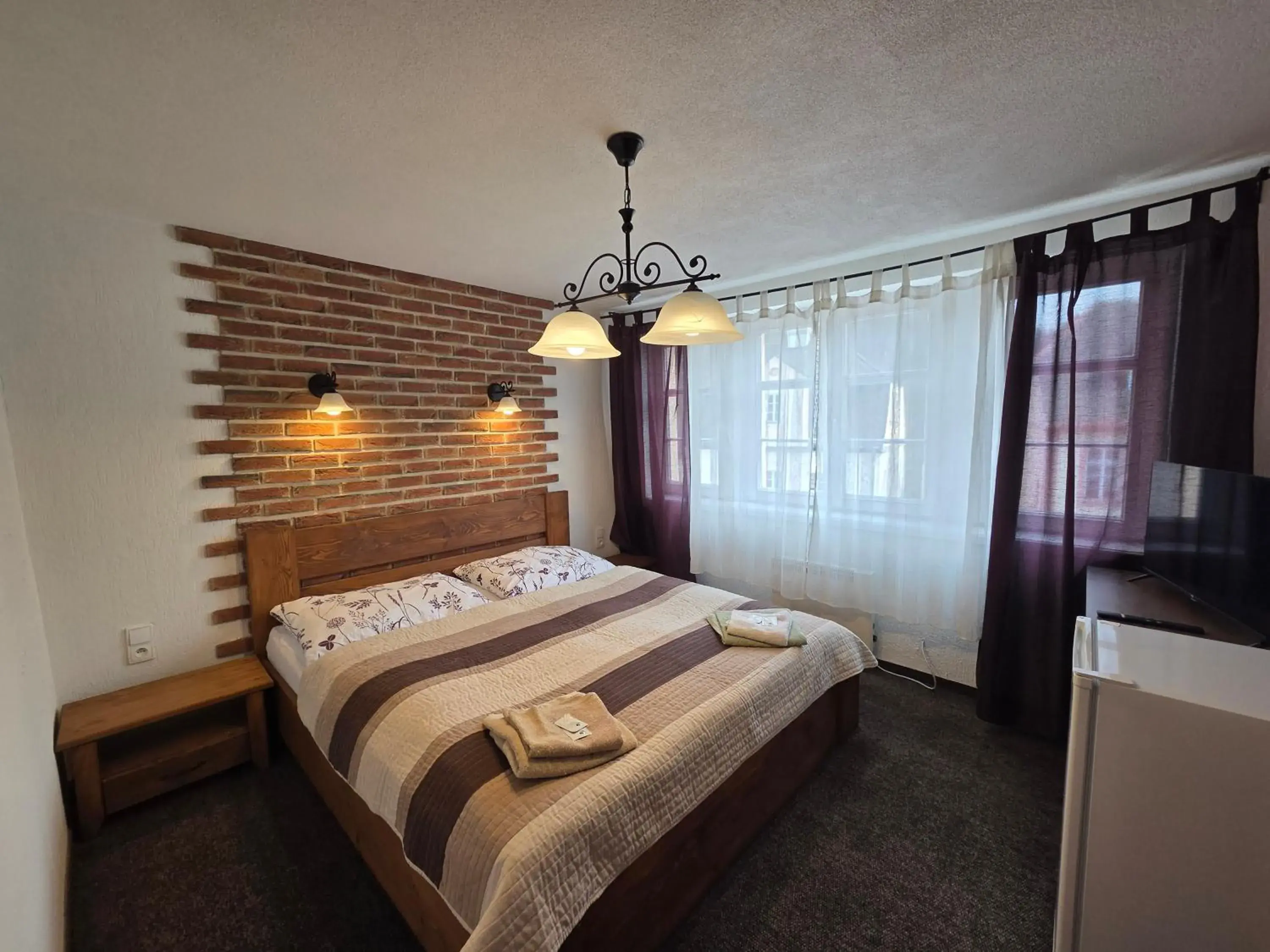Quadruple Room with Private Bathroom in Penzion - Restaurant U Zámku Quadruple Room with Private Bathroom in Penzion - Restaurant U Zámku