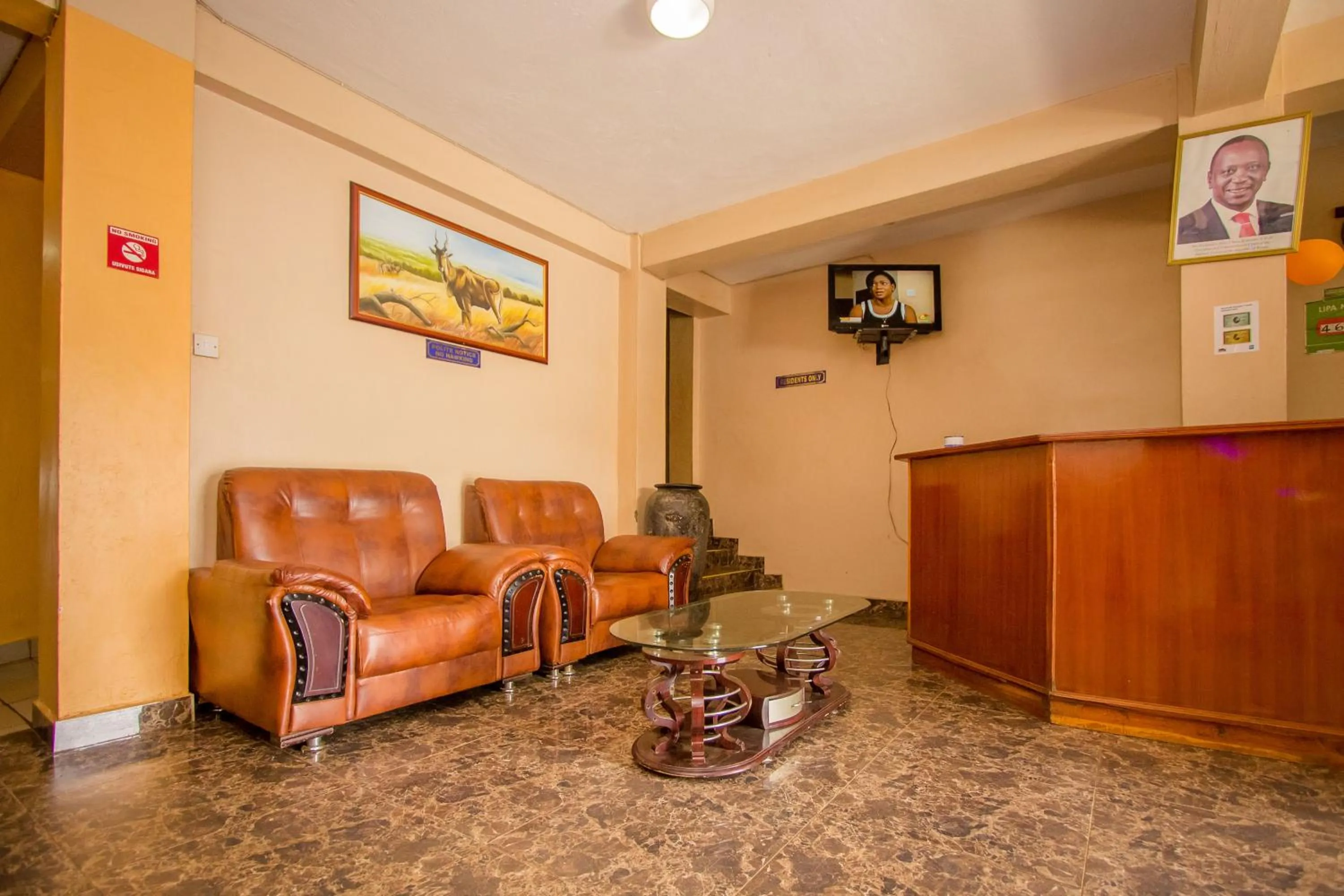 Lobby or reception in Eland Safari Hotel Nyeri