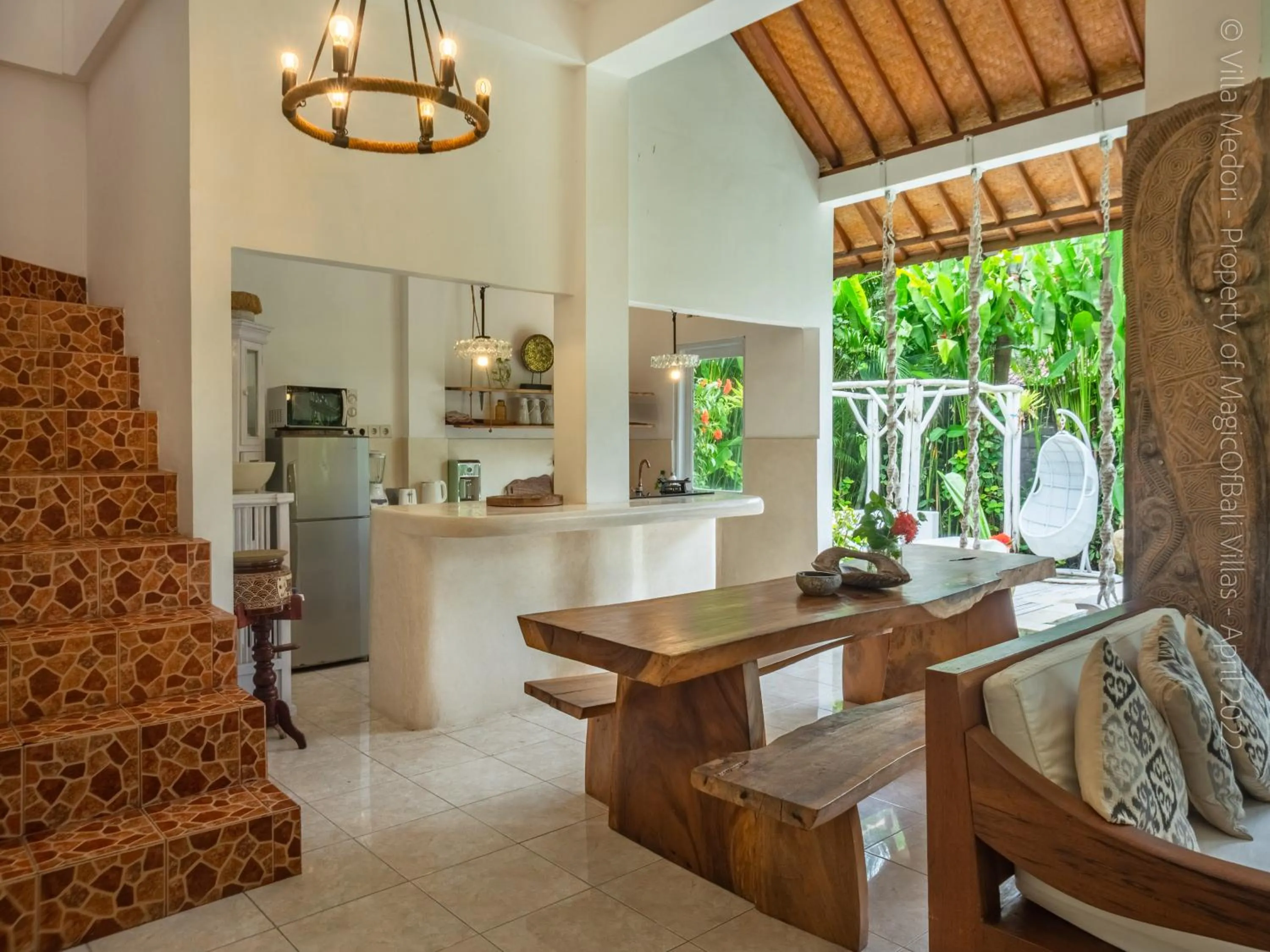 Kitchen or kitchenette in Medori Villa Seminyak