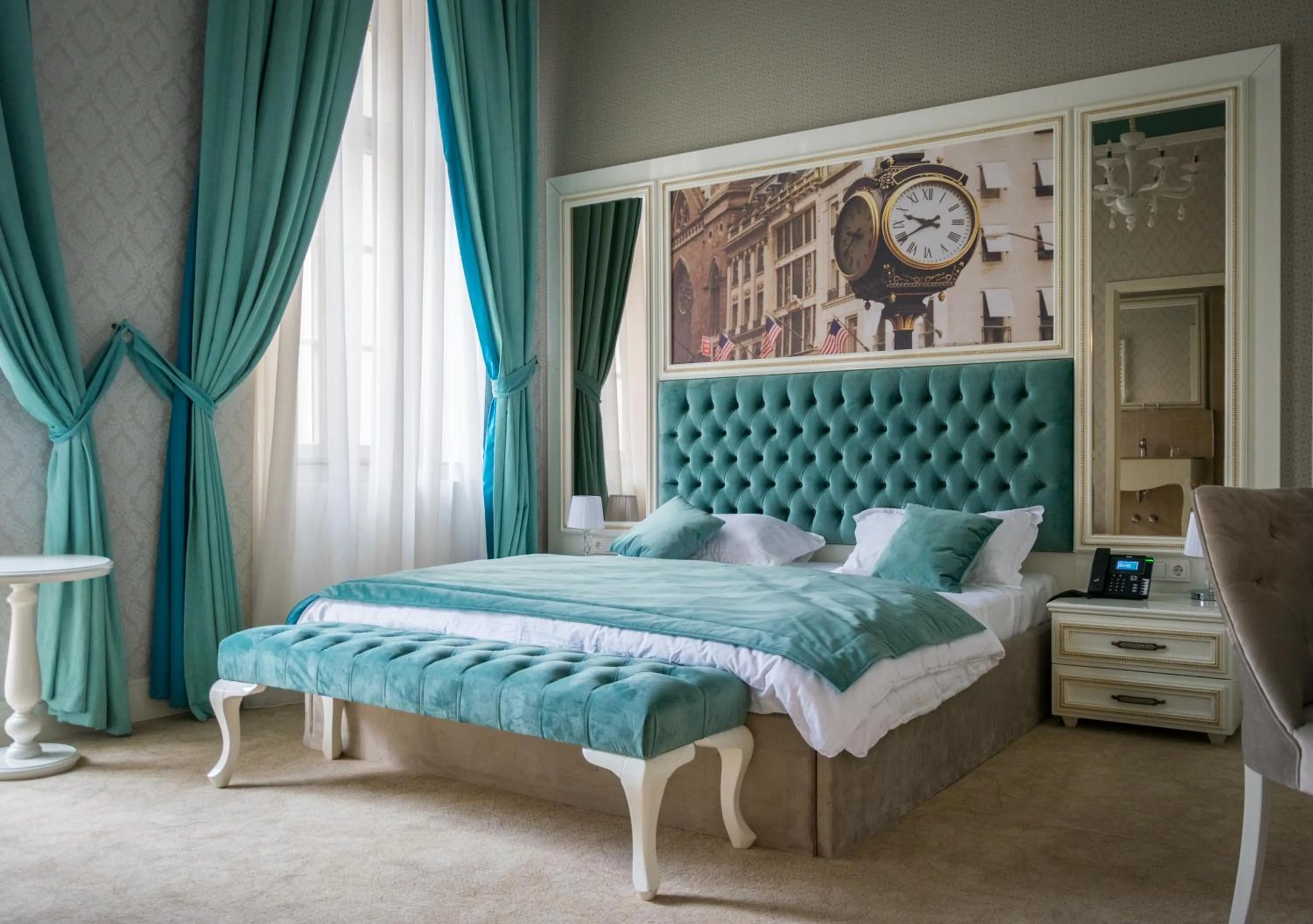 Photo of the whole room, Bed in Hotel Amts-Apotheke