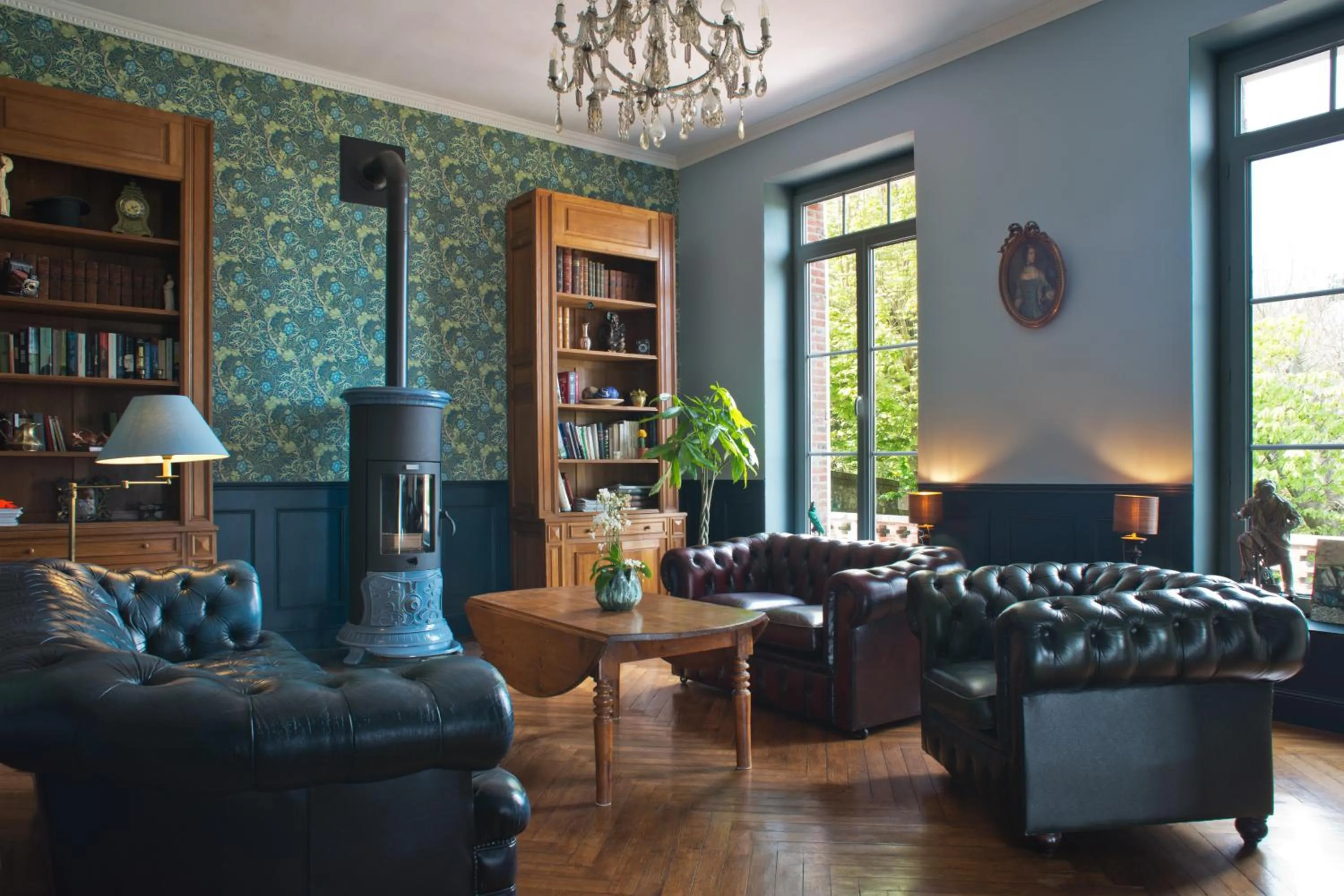 Library in Castel De La Terrasse