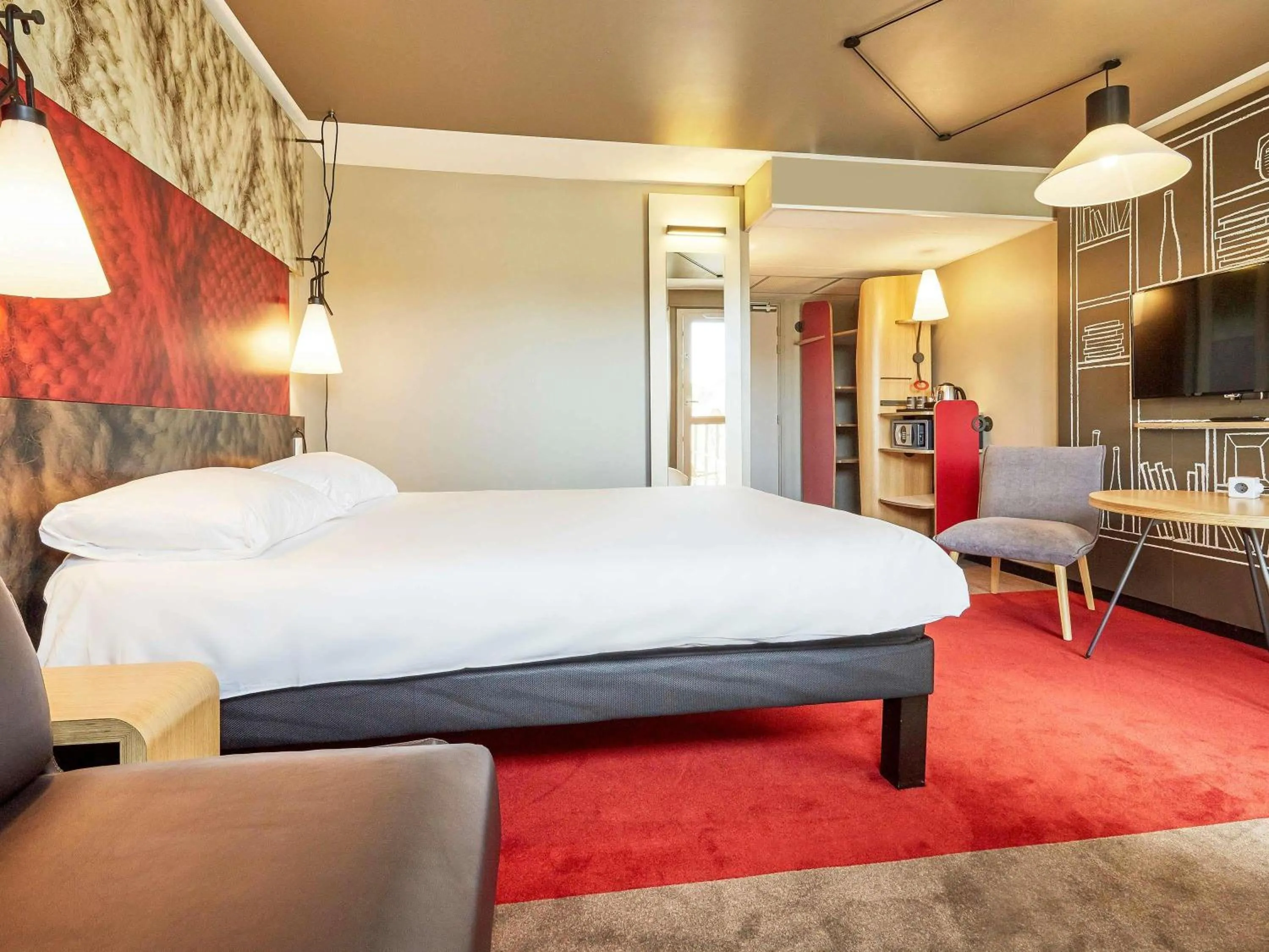 Bedroom, Bed in ibis Le Havre Centre