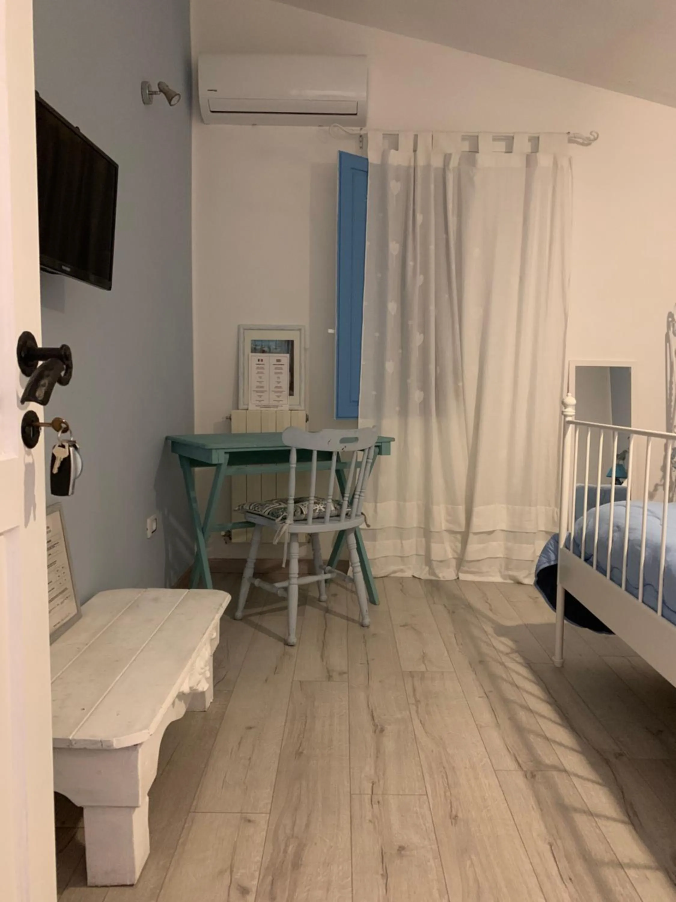 Bed in AGRIB&B Il Pomo d'oro