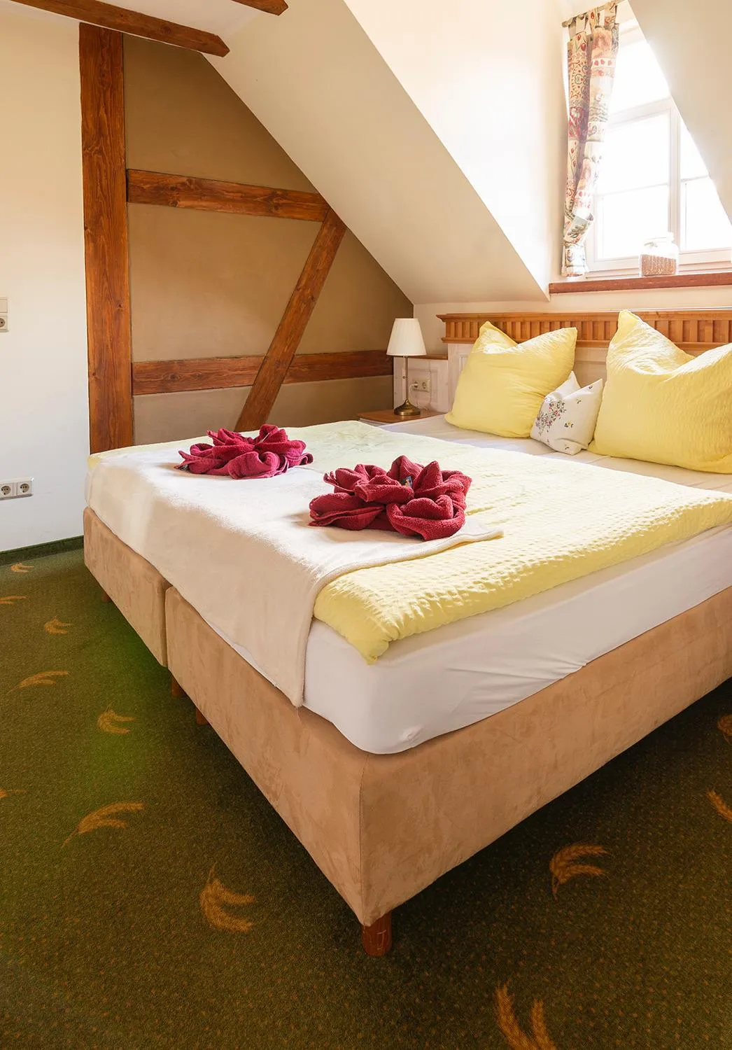 Photo of the whole room, Bed in Hotel Restaurant Mühlenhof Bosse