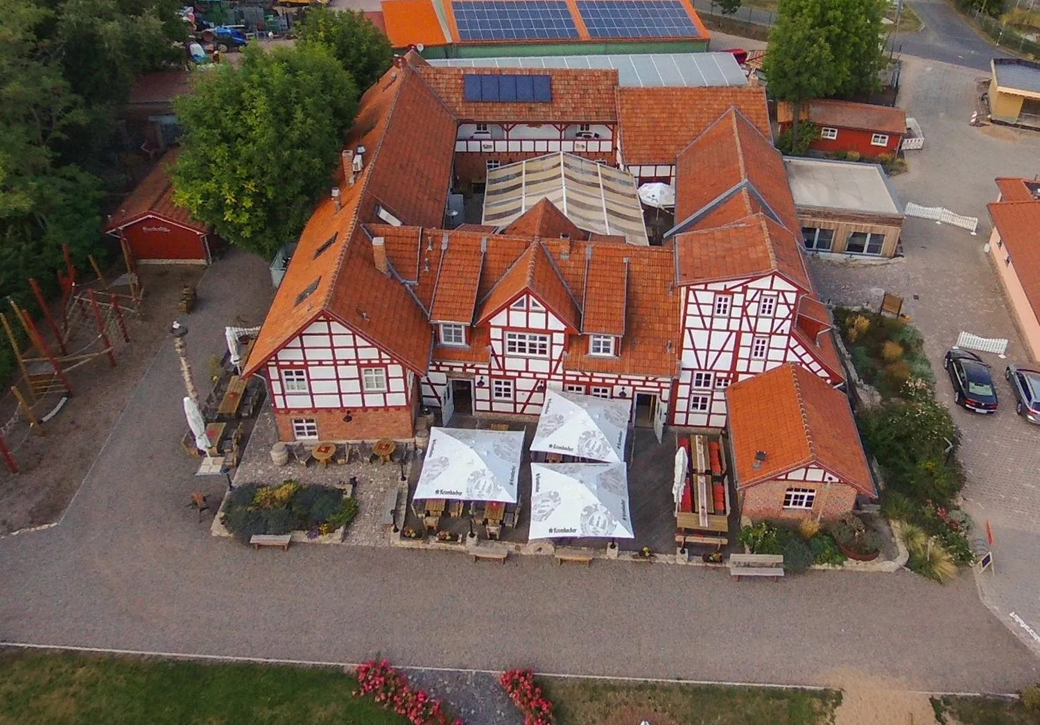 Bird's eye view in Hotel Restaurant Mühlenhof Bosse