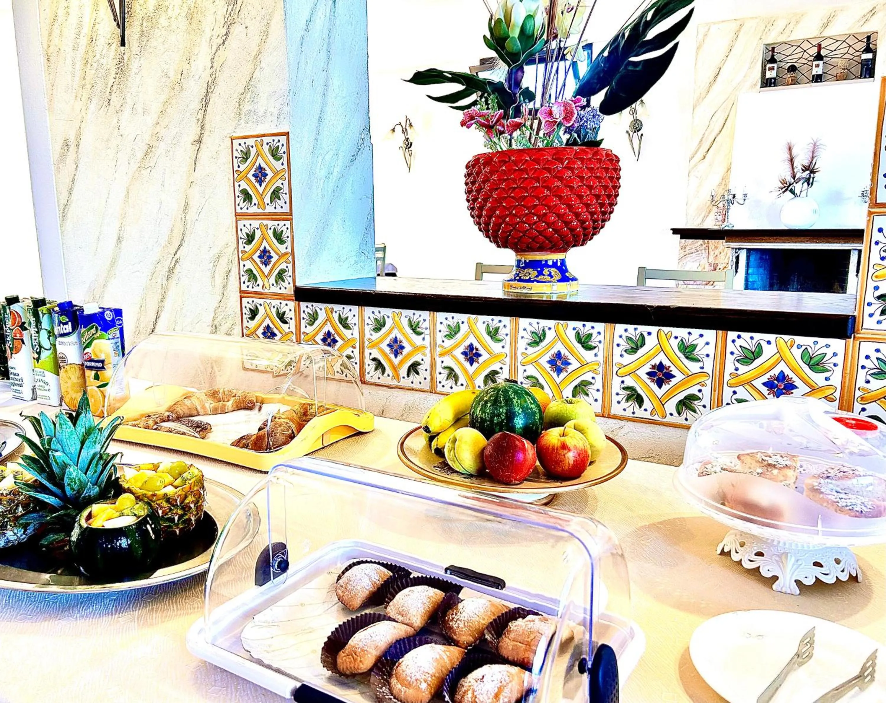 Food and drinks in La Collina sul Mare